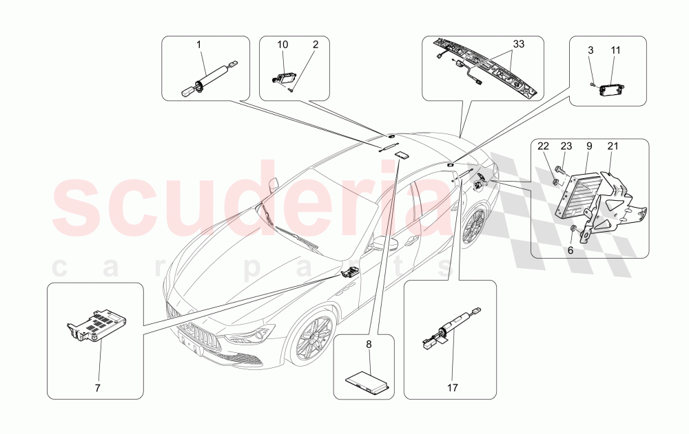 IT SYSTEM of Maserati Maserati Ghibli (2014-2016)