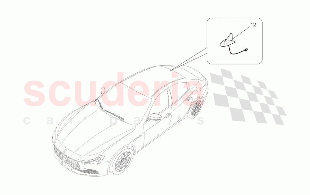 RECEPTION AND CONNECTION SYSTEM of Maserati Maserati Ghibli (2017+) S Q4