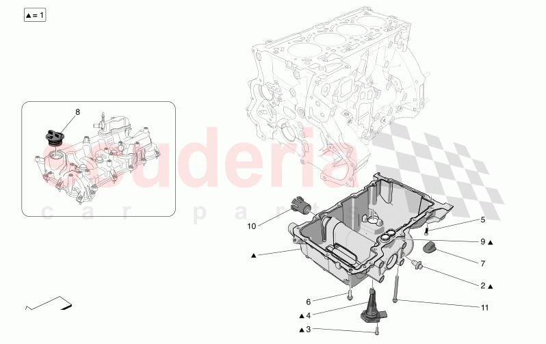 LUBRICATION SYSTEM: CIRCUIT AND COLLECTION of Maserati Maserati Grecale GT Automatic 2.0 T4 4WD 300HP MHEV