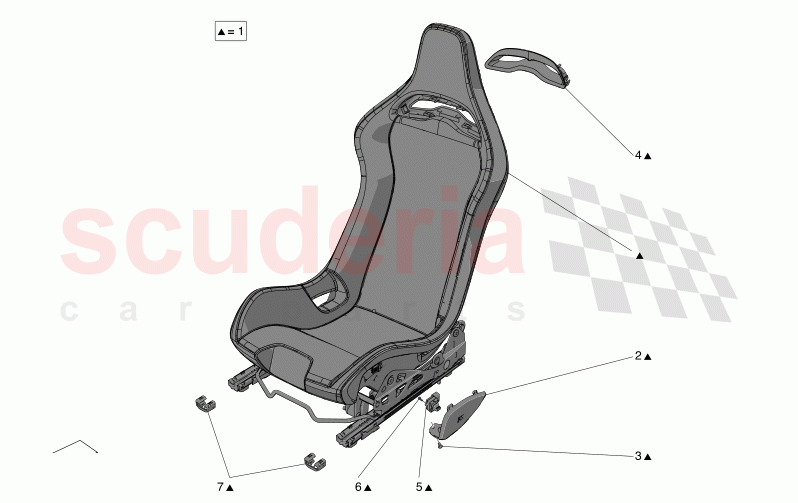 SEATS: TRIM PANELS of Maserati Maserati MC20 Icona Automatic 3.0 BT V6 2WD 630HP
