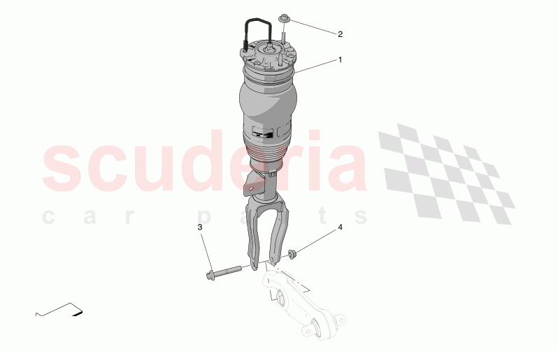 FRONT SHOCK ABSORBER DEVICES of Maserati Maserati Grecale Trofeo Automatic 3.0 BT V6 530HP