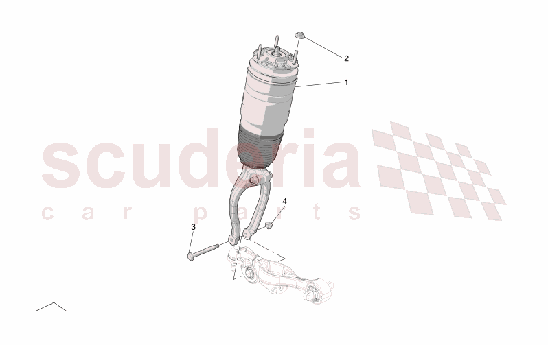 FRONT SHOCK ABSORBER DEVICES of Maserati Maserati GranCabrio M189 FOLGORE  AUTOMATIC 4WD BEV 560 kW