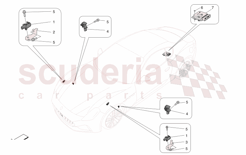ELECTRONIC CONTROL (SUSPENSION) of Maserati Maserati GranTurismo M189 FOLGORE  AUTOMATIC 4WD BEV 560 kW