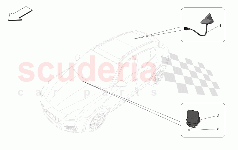 RECEPTION AND CONNECTION SYSTEM of Maserati Maserati Grecale GT Automatic 2.0 T4 4WD 300HP MHEV