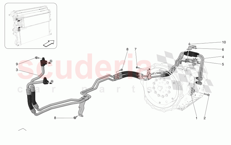 LUBRICATION AND GEARBOX OIL COOLING of Maserati Maserati Grecale GT Automatic 2.0 T4 4WD 250HP MHEV