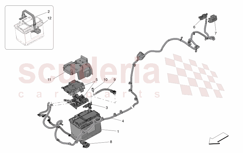 ENERGY GENERATION AND ACCUMULATION of Maserati Maserati GranTurismo M189 FOLGORE  AUTOMATIC 4WD BEV 560 kW