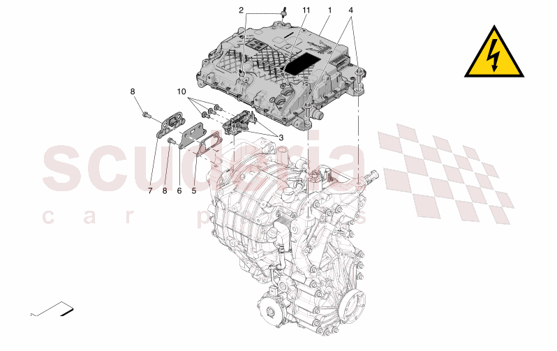 FRONT ELECTRIC AXLE - INVERTER of Maserati Maserati GranCabrio M189 FOLGORE  AUTOMATIC 4WD BEV 560 kW