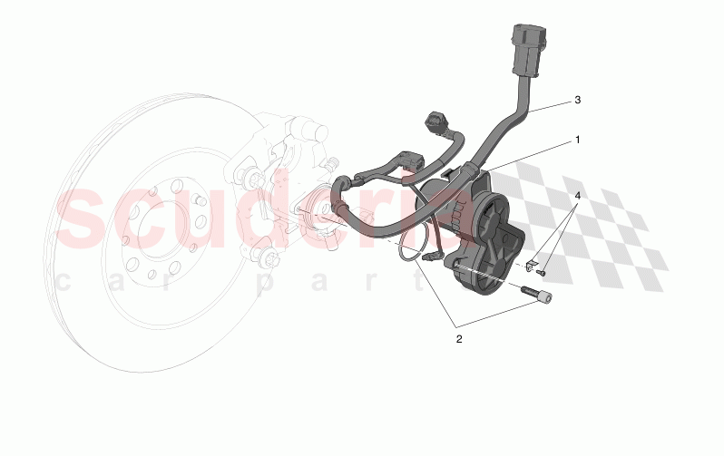 PARKING BRAKE of Maserati Maserati Grecale GT Automatic 2.0 T4 4WD 300HP MHEV