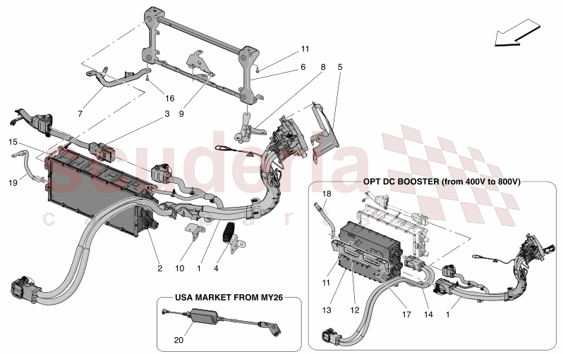 CHARGING SYSTEM of Maserati Maserati GranCabrio M189 FOLGORE  AUTOMATIC 4WD BEV 560 kW