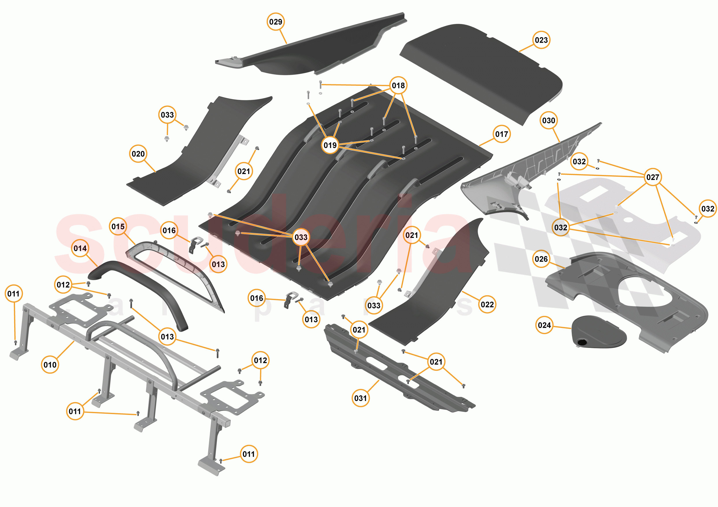 47 - INTERIOR SYSTEMS - 47.27 - LUGGAGE BAY TRIM of McLaren McLaren 570GT