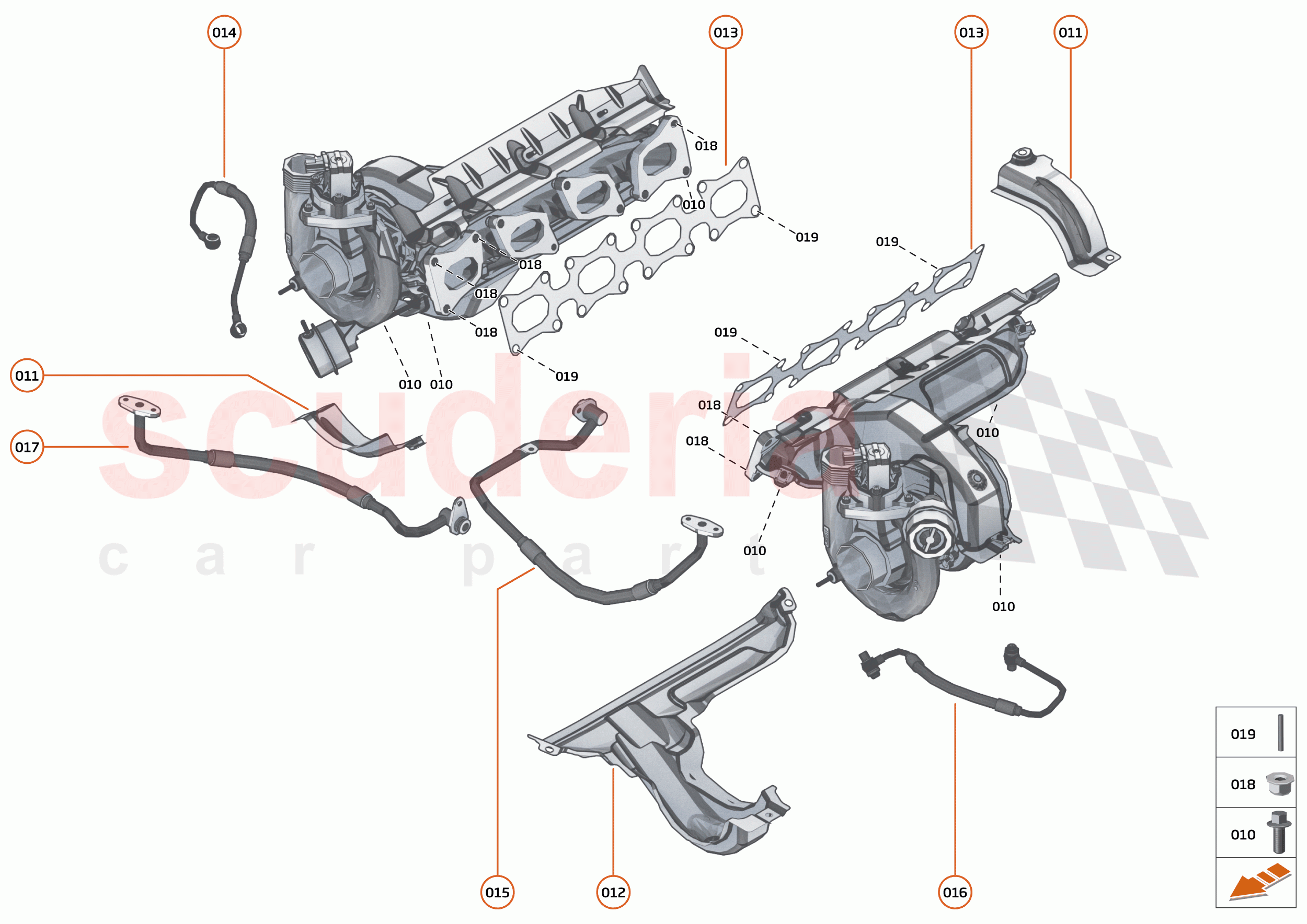 22 - ENGINE - 22.4 - EXHAUST MANIFOLD & TURBOCHARGERS of McLaren McLaren Speedtail