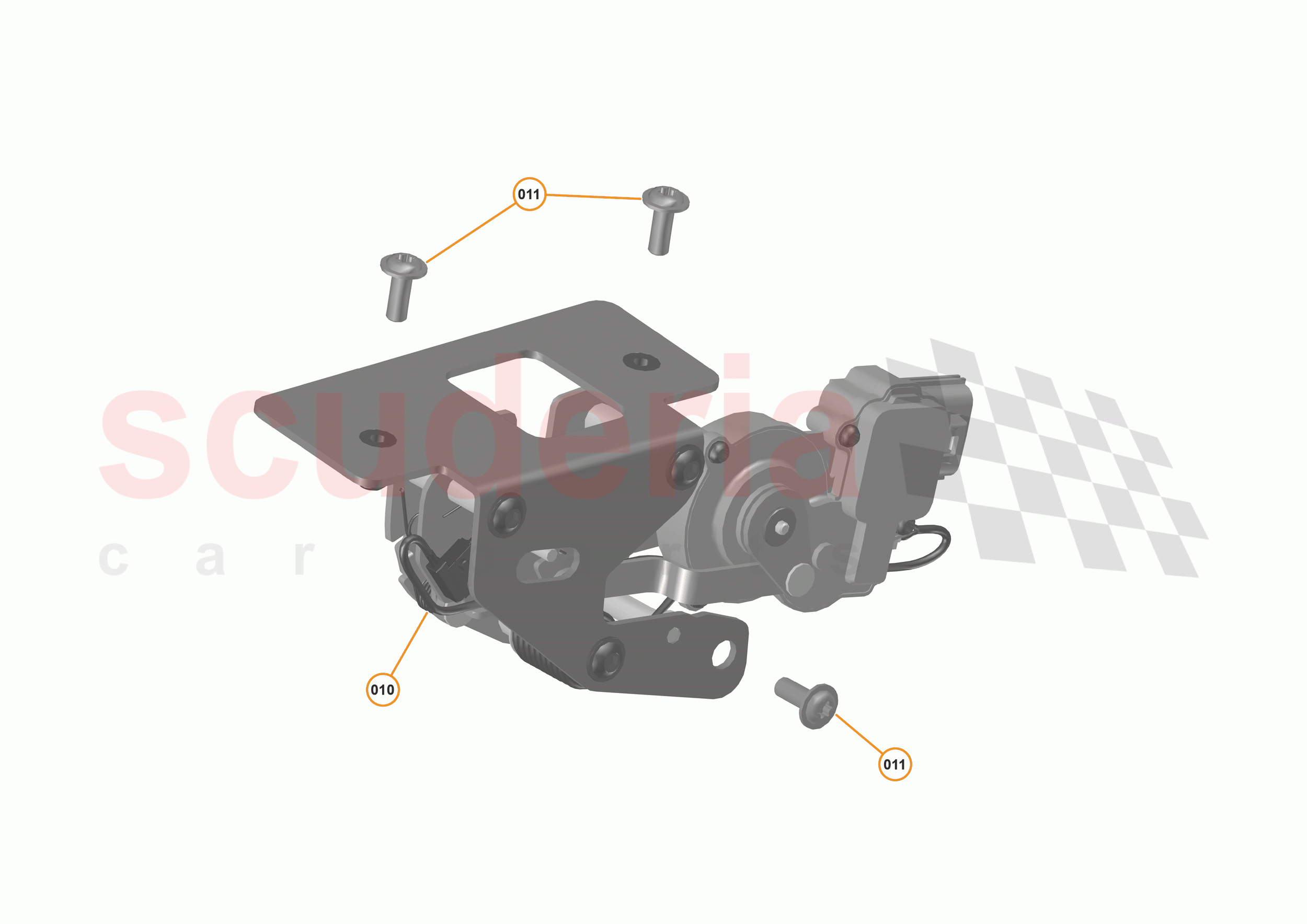 6 - CLOSURES - 6.10 - TAILGATE / ENGINE COVER LATCH of McLaren McLaren 570GT