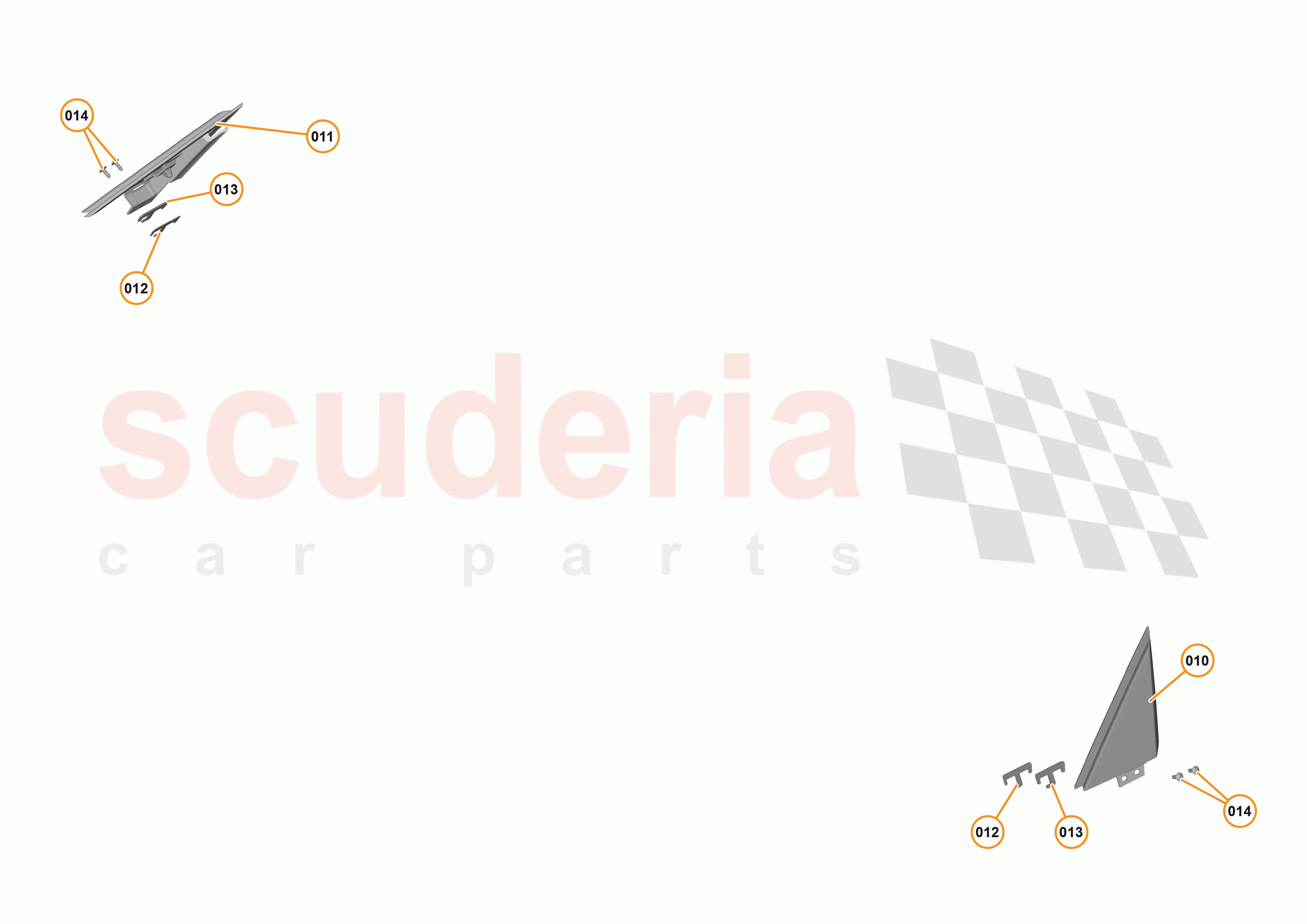 7 - GLAZING - CLOSURES & DYNAMIC - 7.1 - DOOR GLAZING - FIXED of McLaren McLaren 570S Coupe