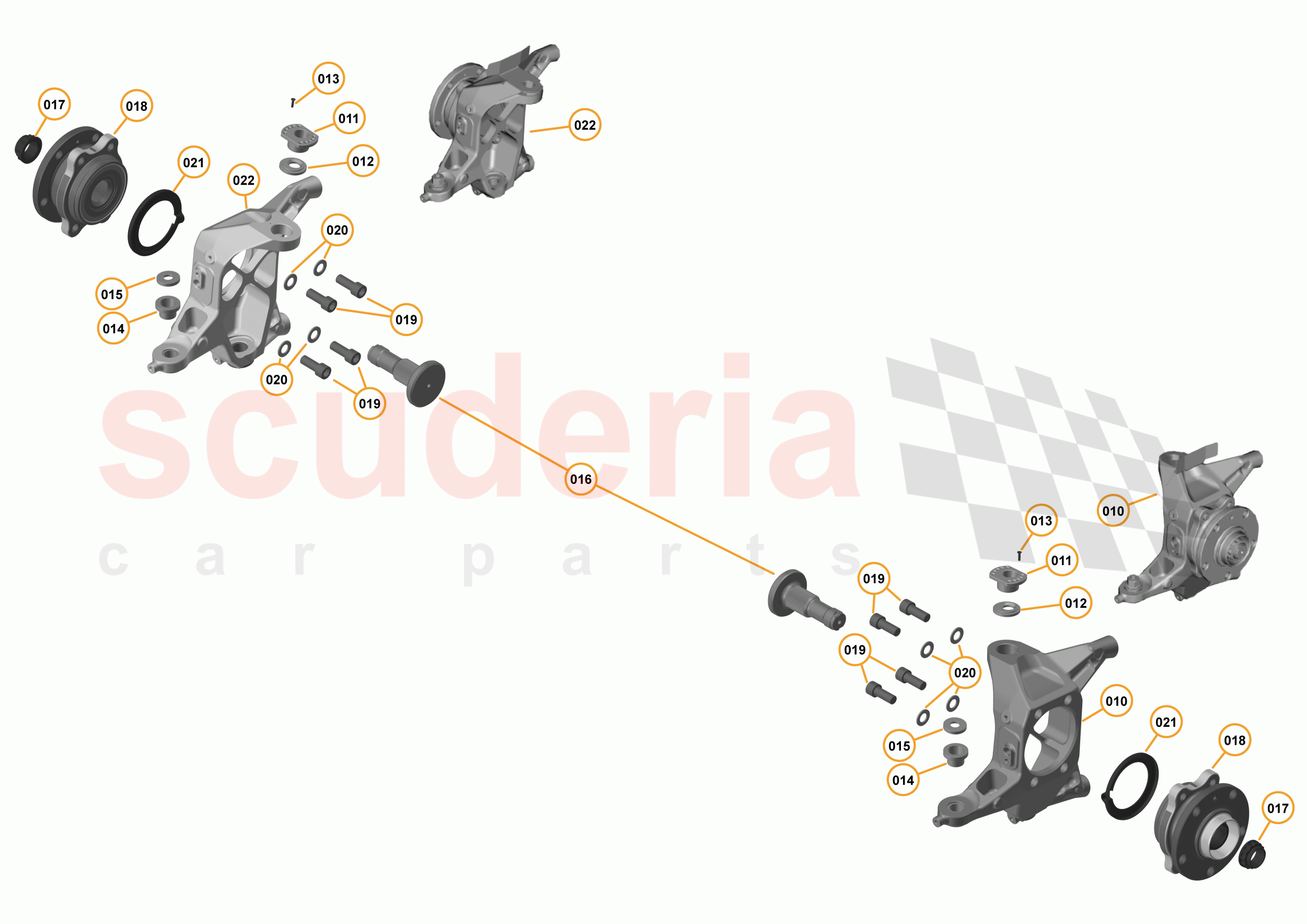16 - SUSPENSION - FRONT - 16.2 - UPRIGHTS FRONT of McLaren McLaren P1 Coupe
