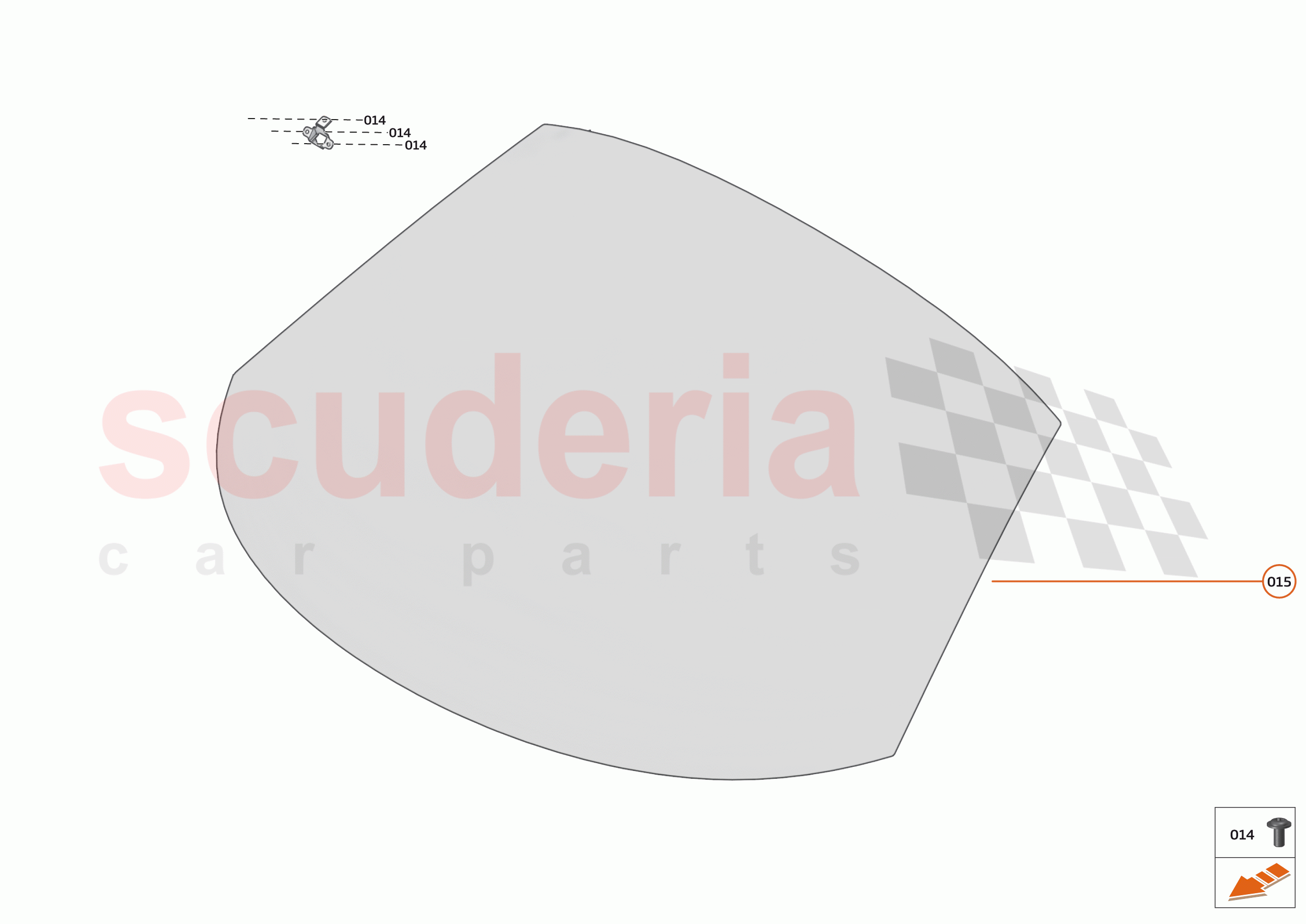 12 - GLAZING BODY - 12.1 - WINDSCREEN of McLaren McLaren Senna GTR