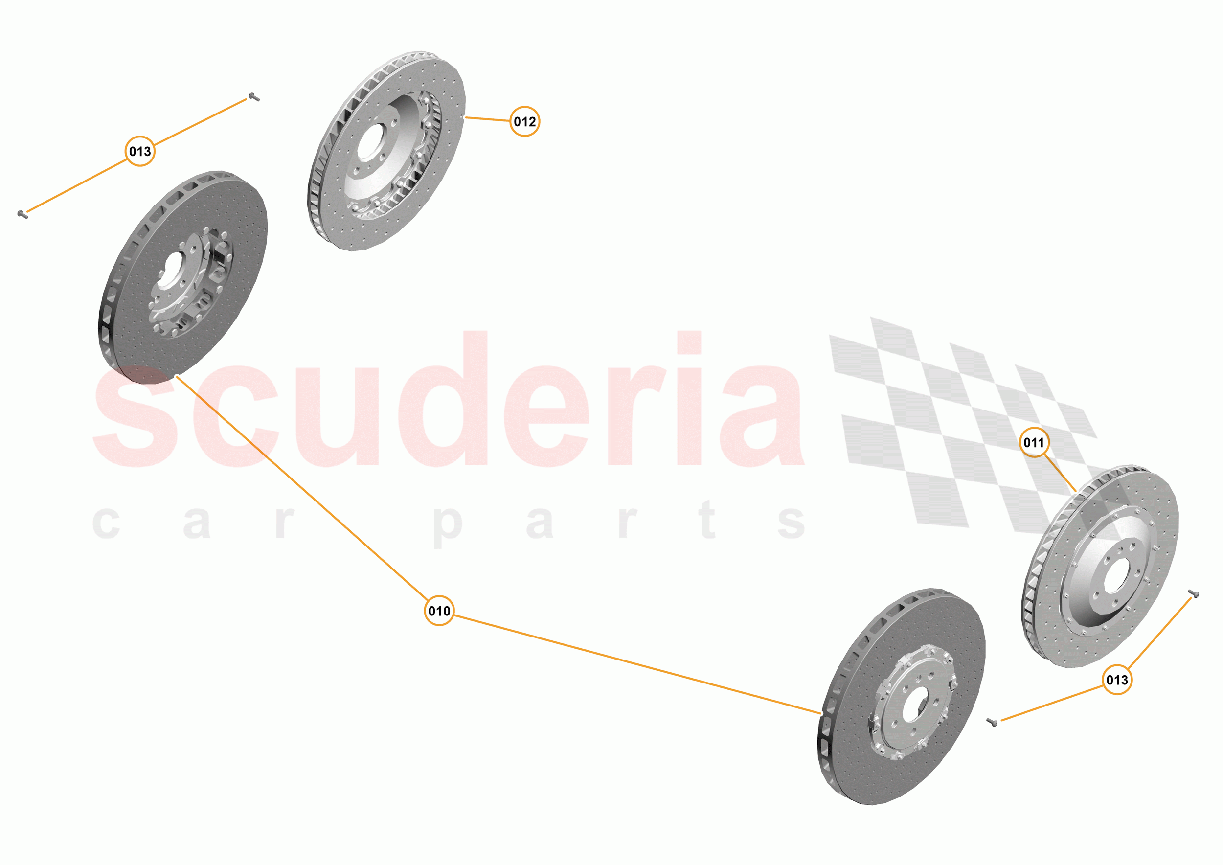 21 - BRAKES - FRONT - 21.1 - BRAKE DISCS FRONT of McLaren McLaren 540C Coupe