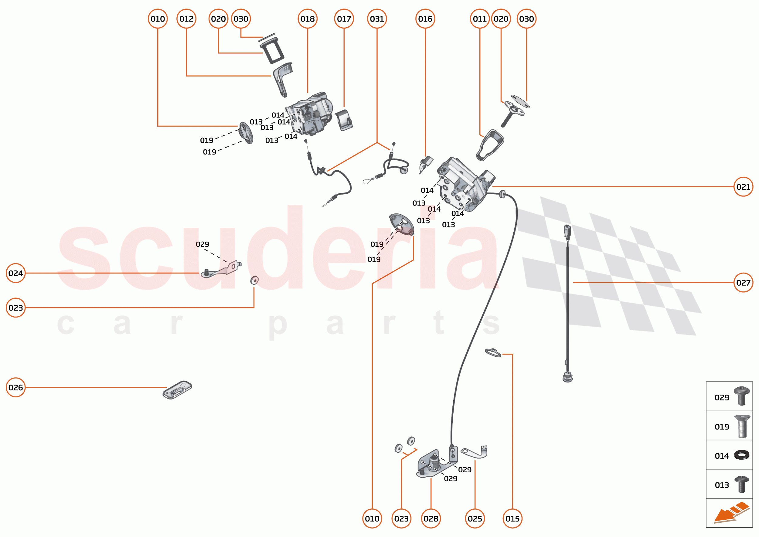 7 - CLOSURES - 7.6 - DOOR LATCH of McLaren McLaren 765LT