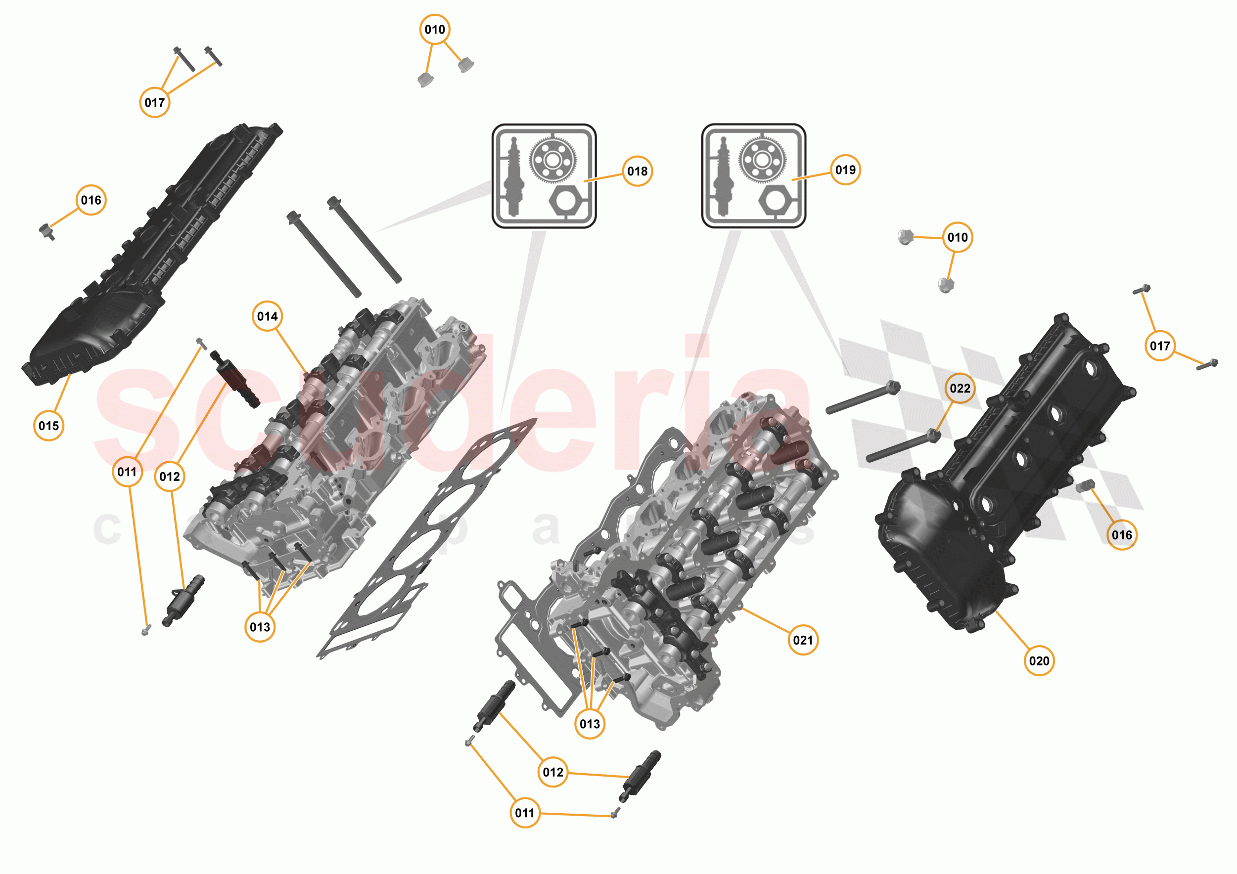 16 - F1 - POWER UNIT - 16.3 - 01 - POWER UNIT - CYLINDER HEAD of McLaren McLaren 675LT Coupe