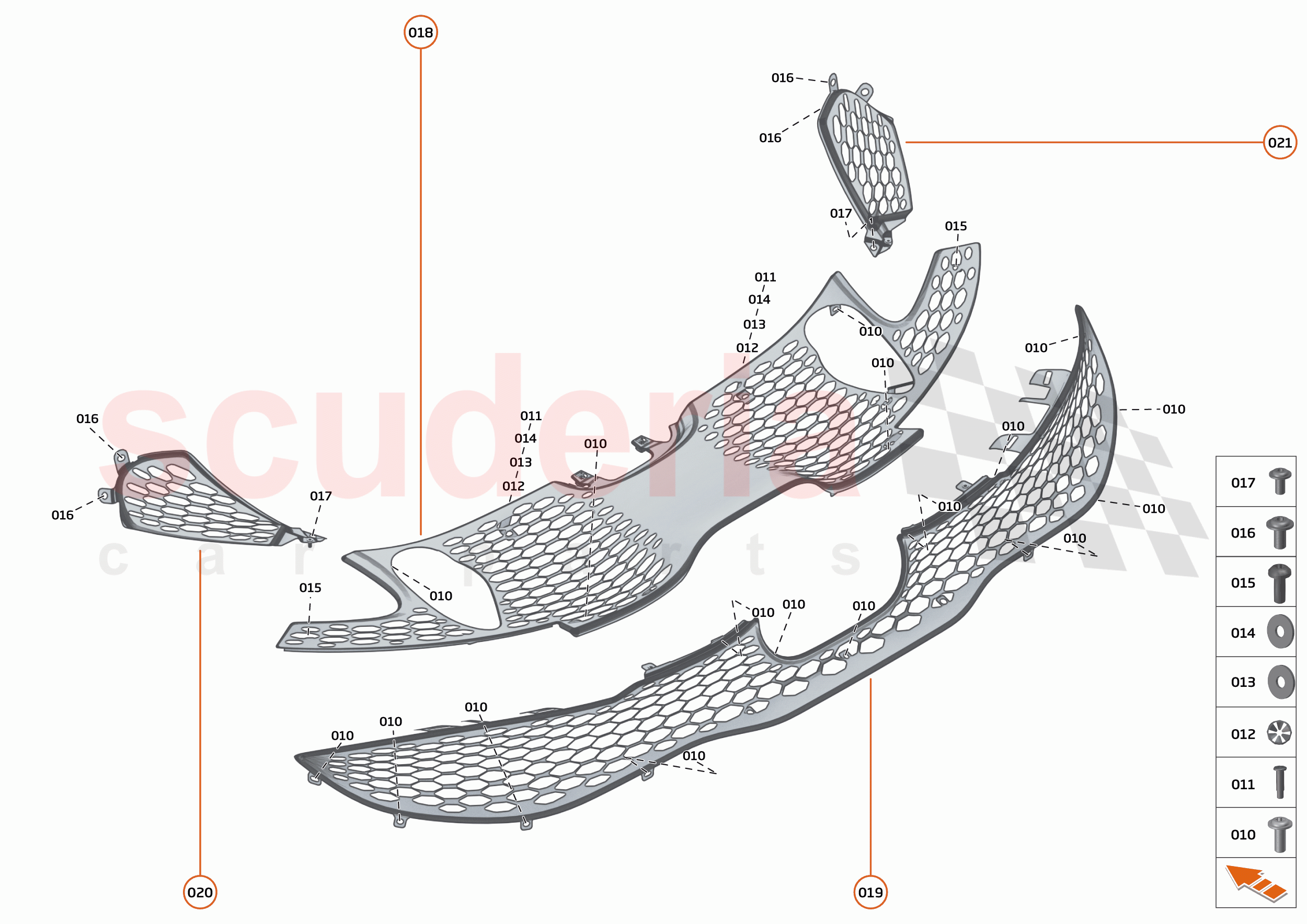 11 - EXTERIOR ORNAMENTATION - 11.7 - REAR FINISHERS AND GRILLES of McLaren McLaren 750S Spider