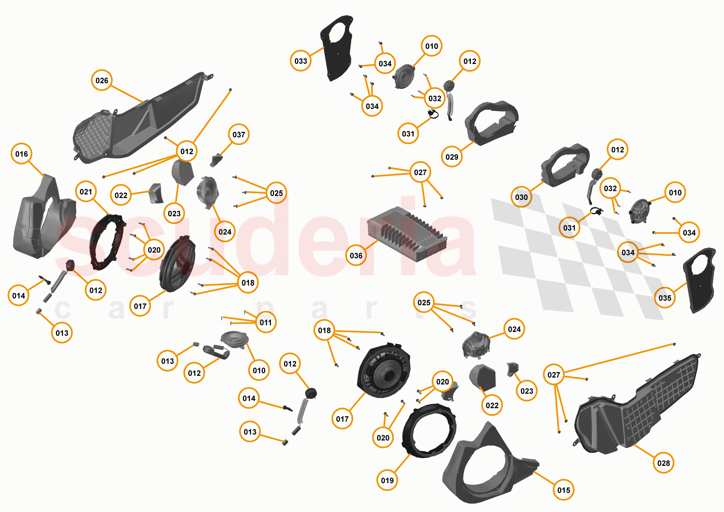 48 - INFOTAINMENT - 48.2 - SOUND SYSTEM - 12 SPEAKERS - HIGH-LINE of McLaren McLaren 720S Coupe