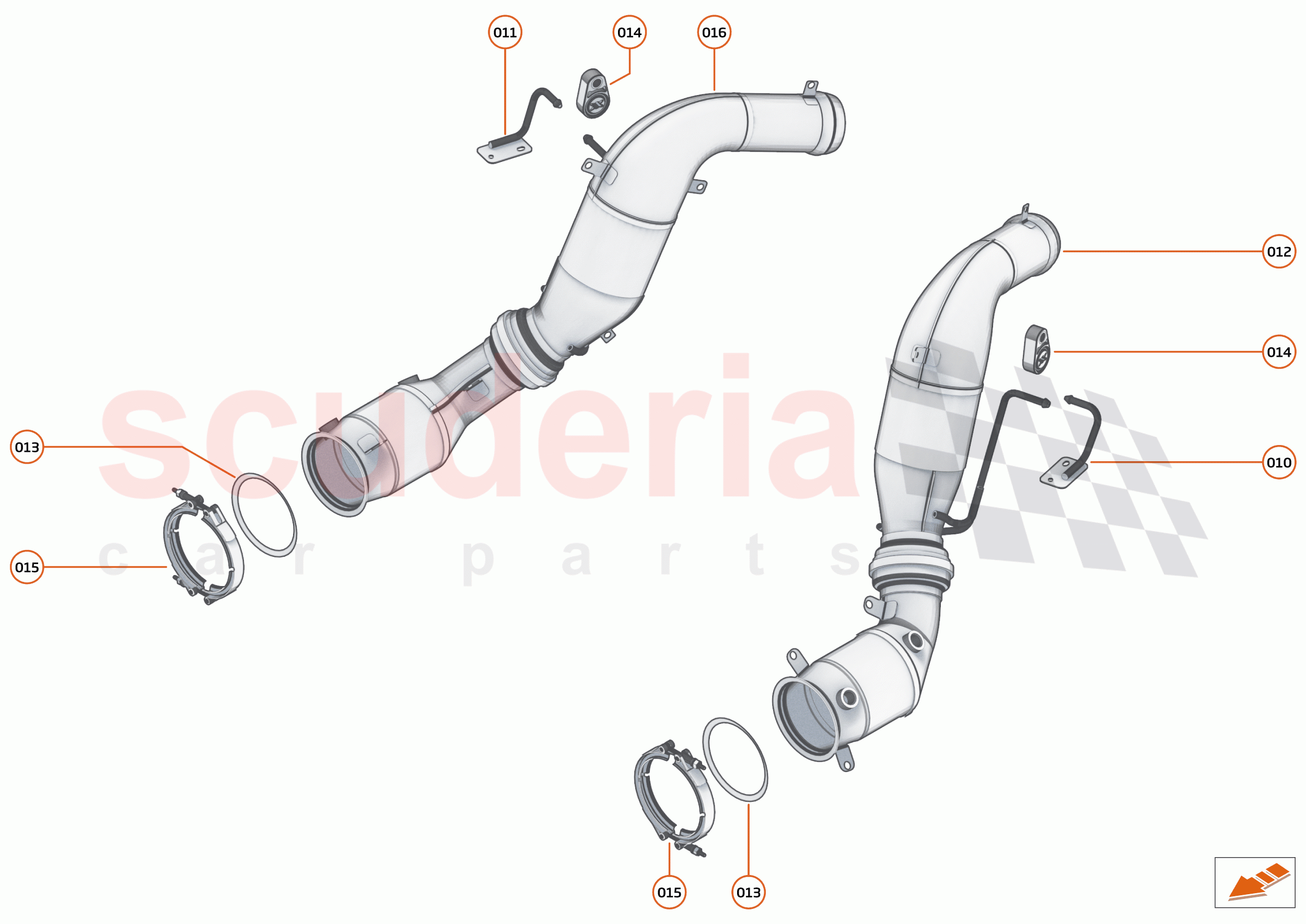 27 - EXHAUST - 27.1 - LINK PIPE AND CATALYST of McLaren McLaren Speedtail