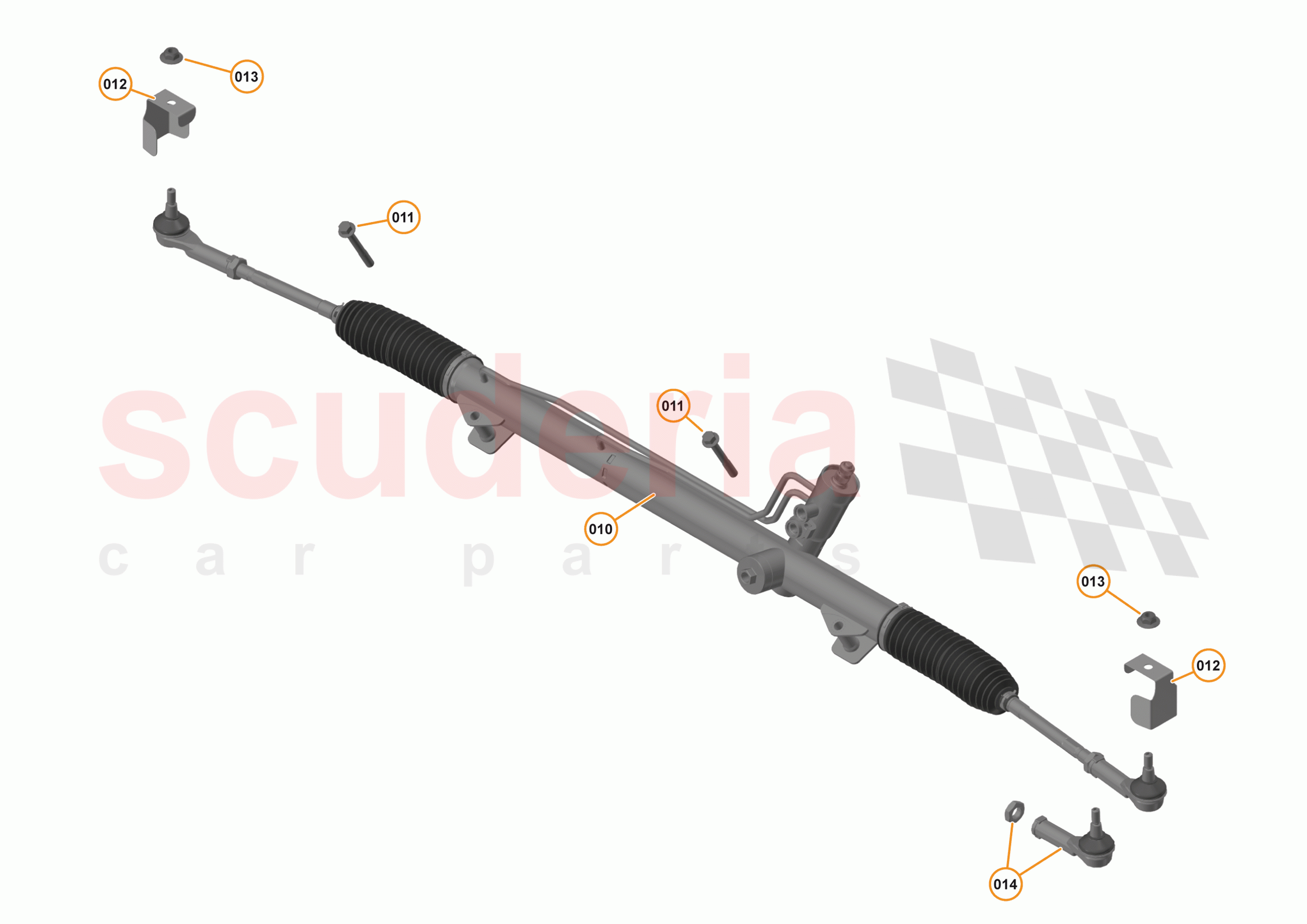 27 - STEERING - 27.3 - STEERING RACK of McLaren McLaren 720S Coupe