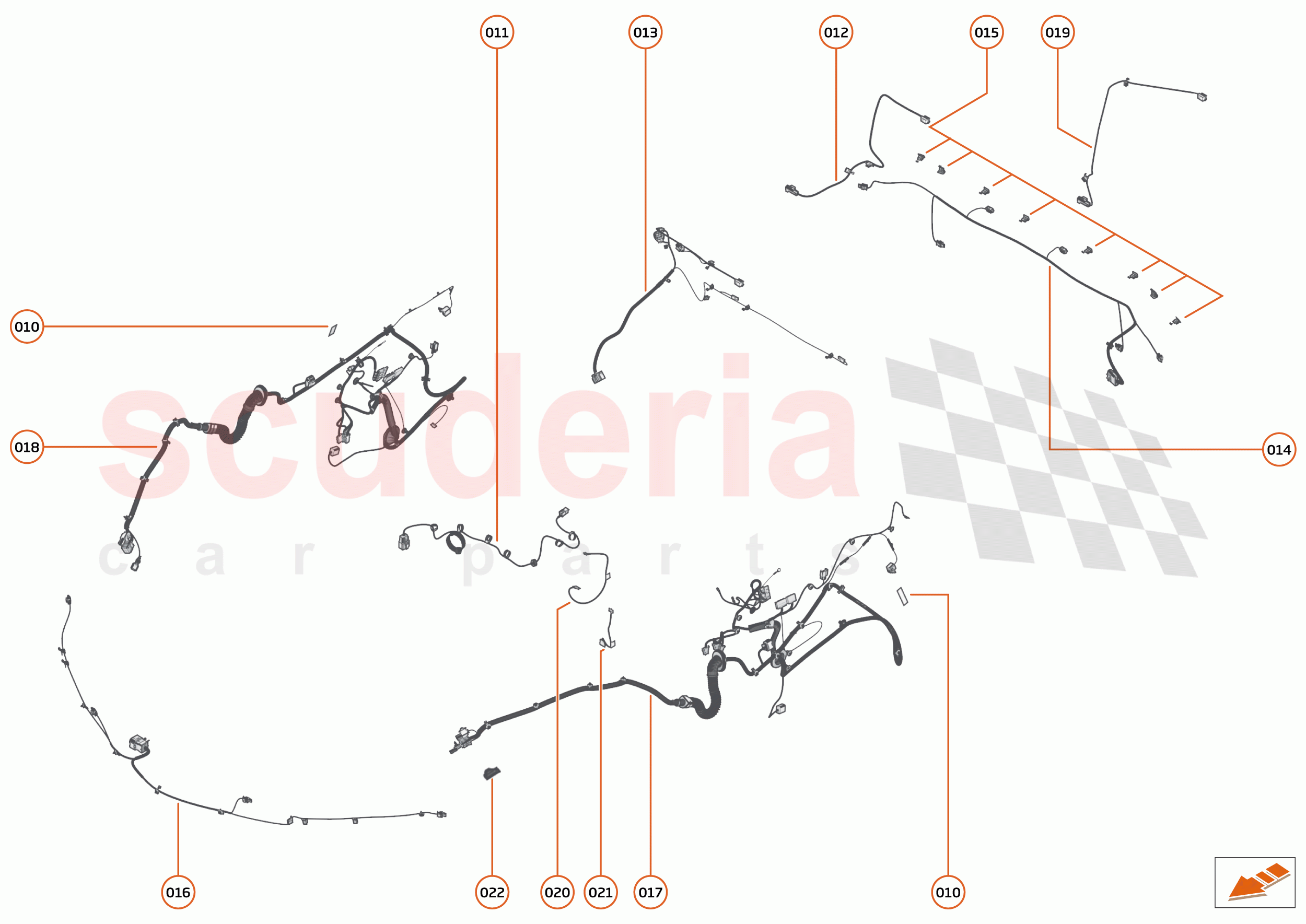 41 - WIRING HARNESS - 41.3 - NON-BODY WIRING HARNESS of McLaren McLaren 620R