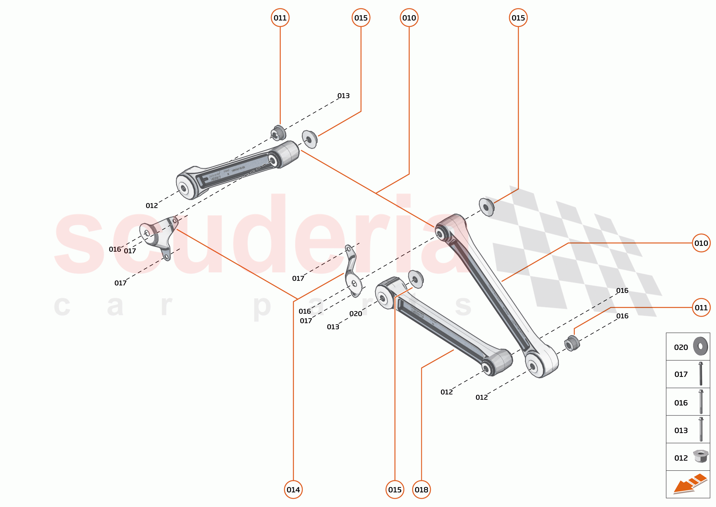 38 - ENGINE MOUNTING - 38.1 - ENGINE MOUNTING SYSTEM of McLaren McLaren 765LT
