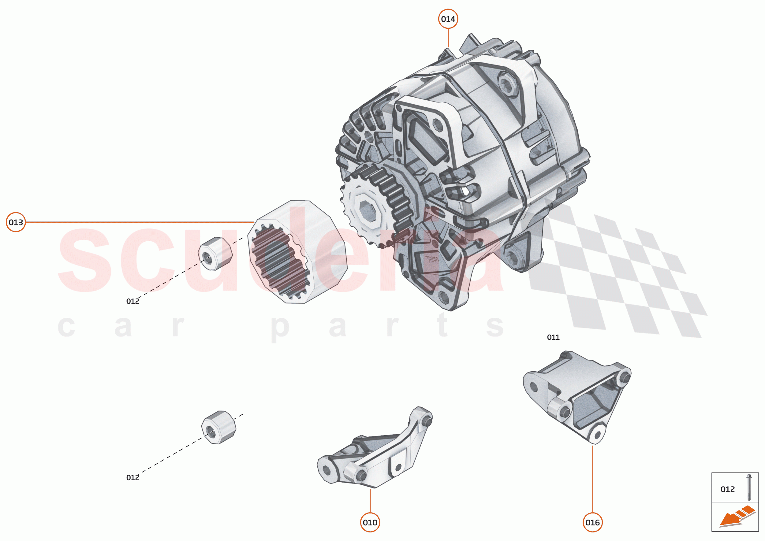 22 - ENGINE - 22.12 - ALTERNATOR of McLaren McLaren Senna
