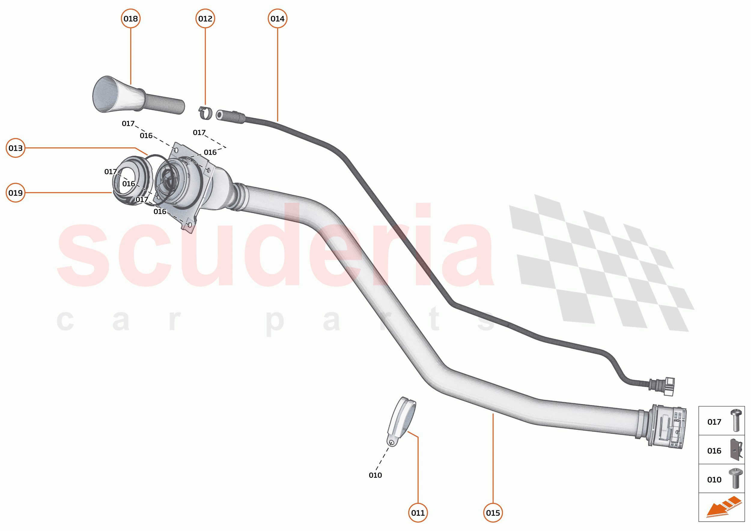 29 - FUEL SYSTEM - 29.3 - FUEL FILLER NECK of McLaren McLaren Artura