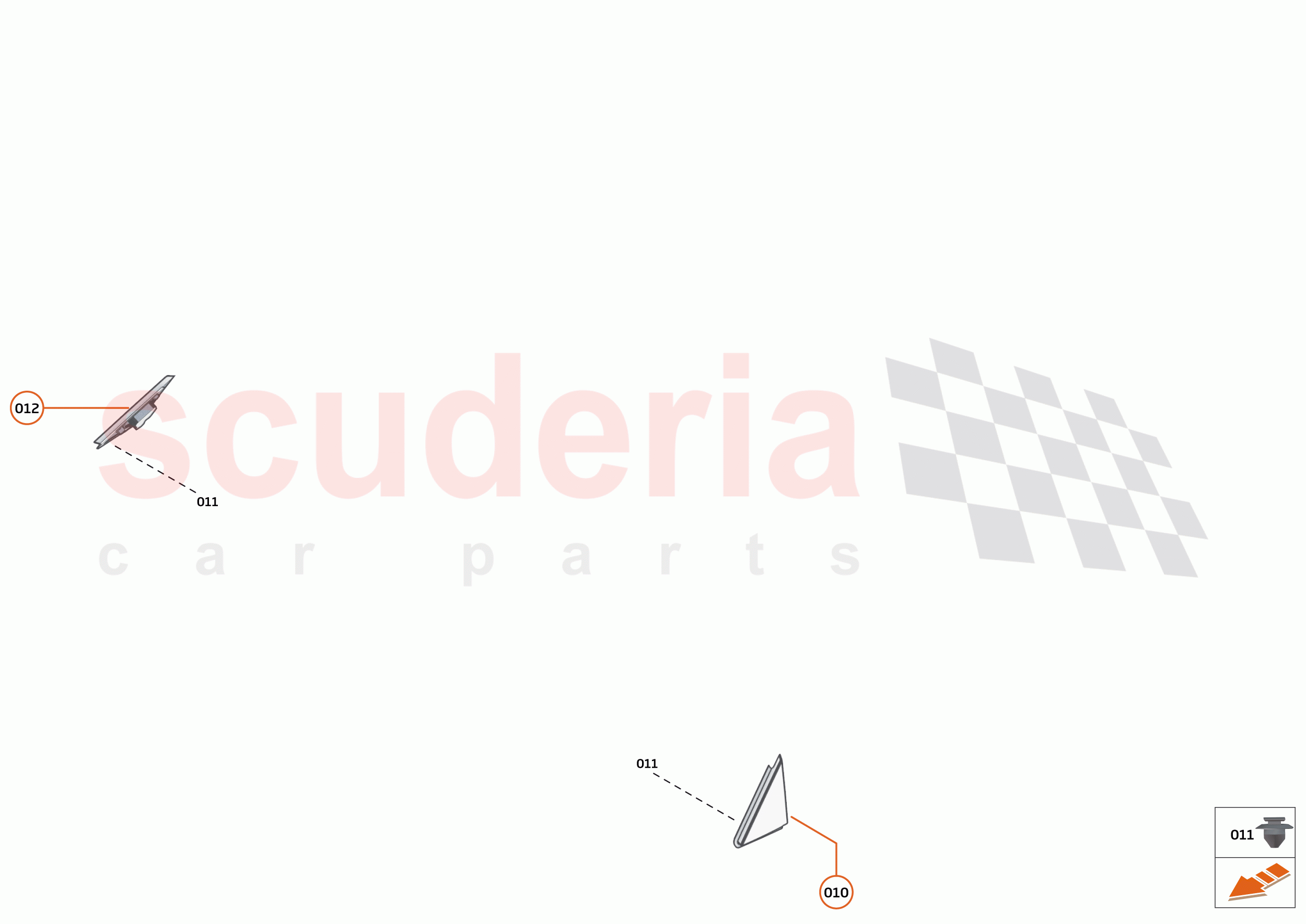 10 - GLAZING - 10.1 - DOOR GLAZING - FIXED of McLaren McLaren 750S Spider