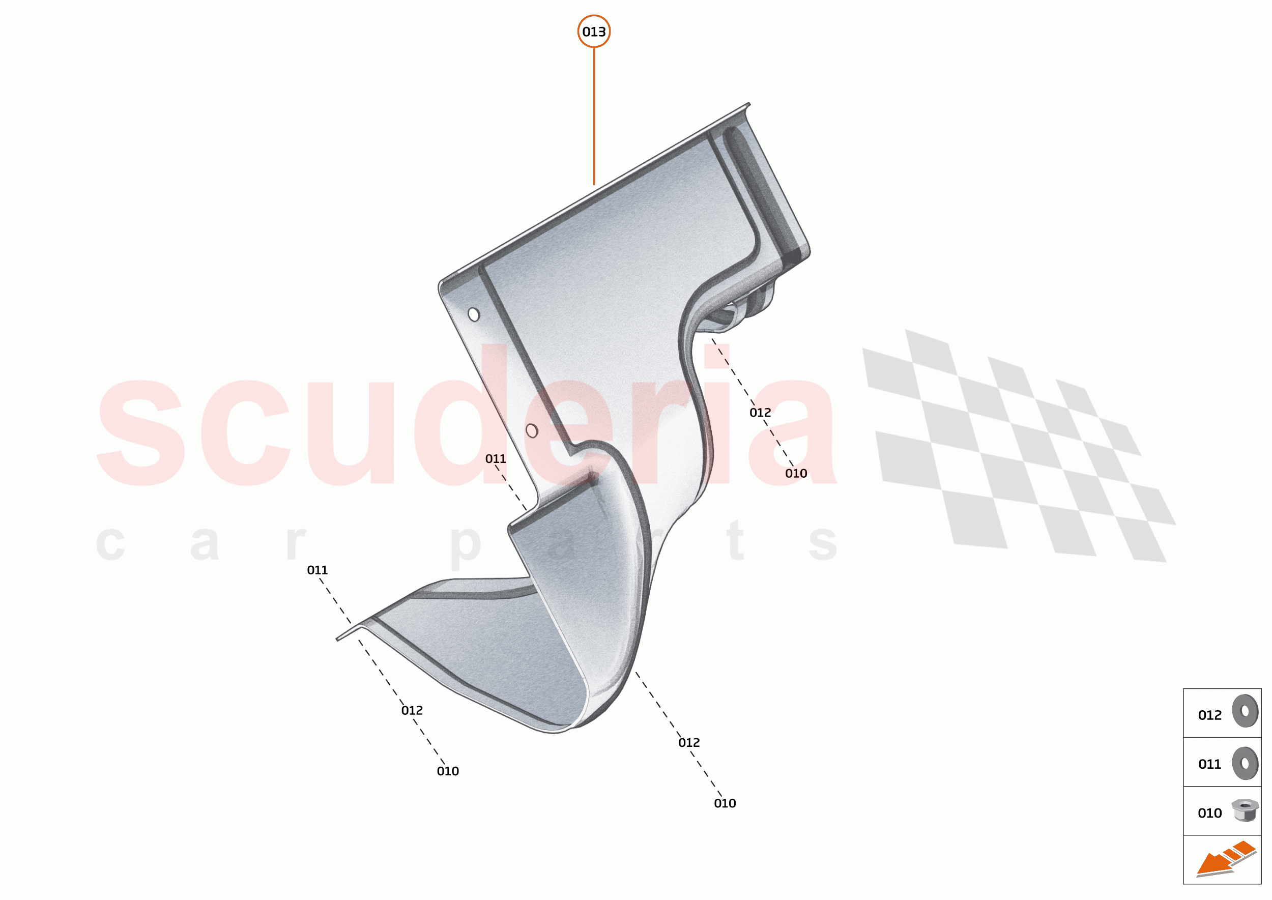 33 - HEAT INSULATION - 33.1 - HEATSHIELDS - POWERTRAIN MOUNTED of McLaren McLaren 750S Coupe