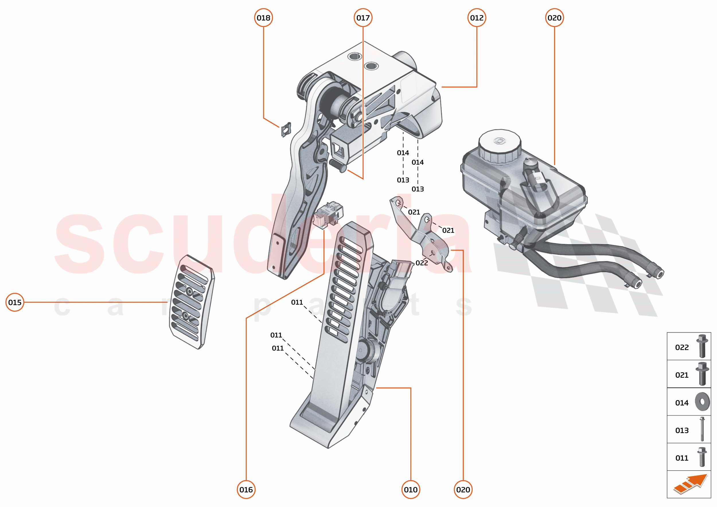 25 - BRAKES - SYSTEMS - 25.1 - PEDAL BOX of McLaren McLaren 765LT