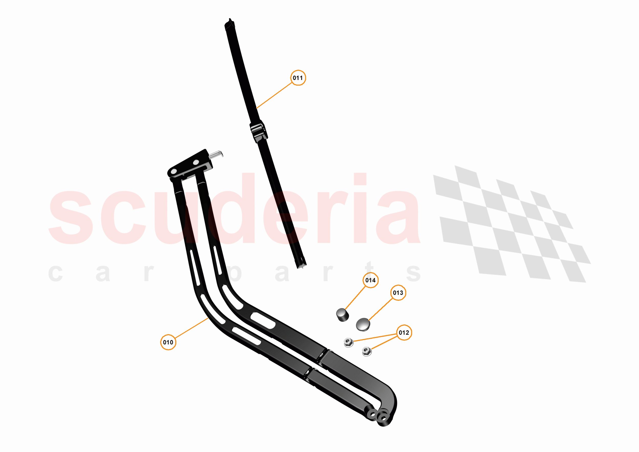 11 - WIPERS & WASHER SYSTEM - 11.2 - WINDSCREEN WIPER ARMS of McLaren McLaren P1 Coupe