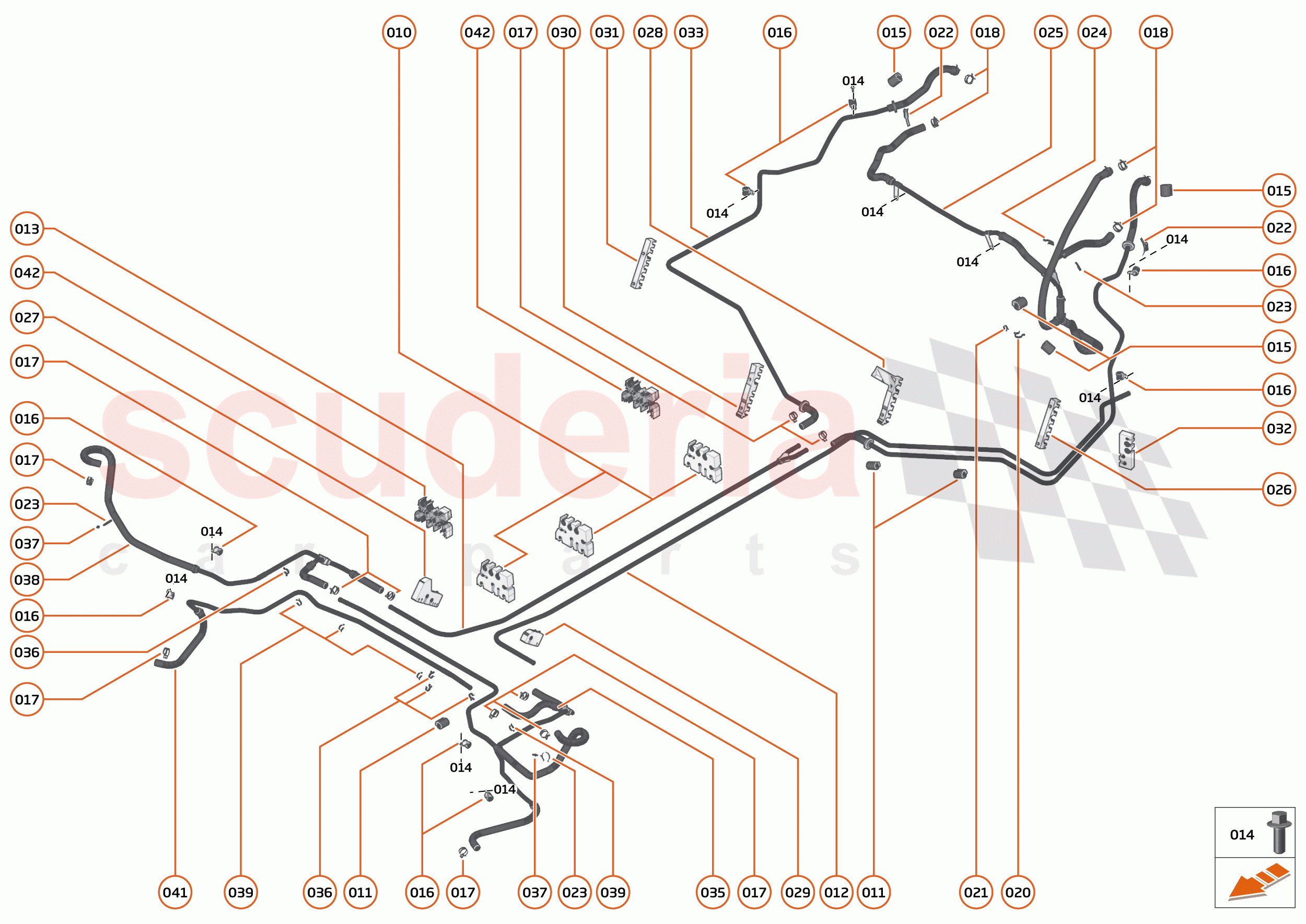 30 - COOLING - LOW TEMP - 30.1 - LOW TEMPERATURE CIRCUIT & PIPES of McLaren McLaren 600LT