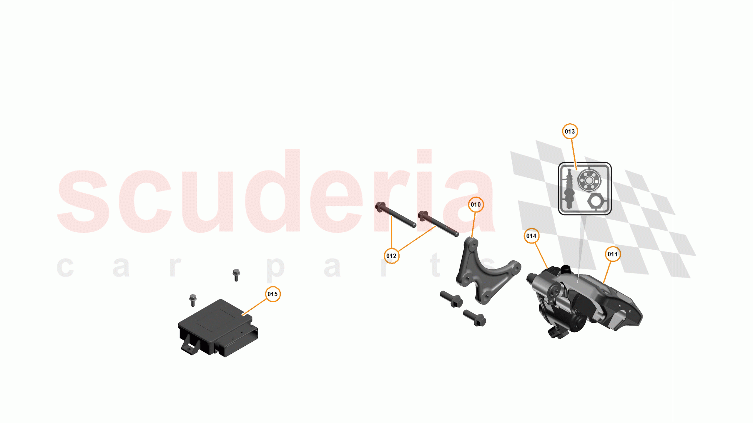 10 - C2 - PARKING BRAKE SYSTEM - 10.1 - 01 - PARKING BRAKE SYSTEM of McLaren McLaren 650S Spider
