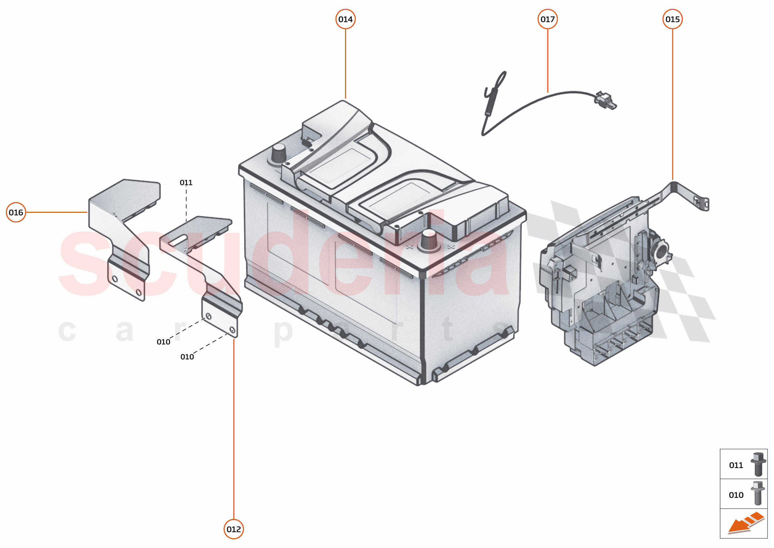 39 - ELECTRICAL HARDWARE - 39.1 - BATTERY of McLaren McLaren Senna