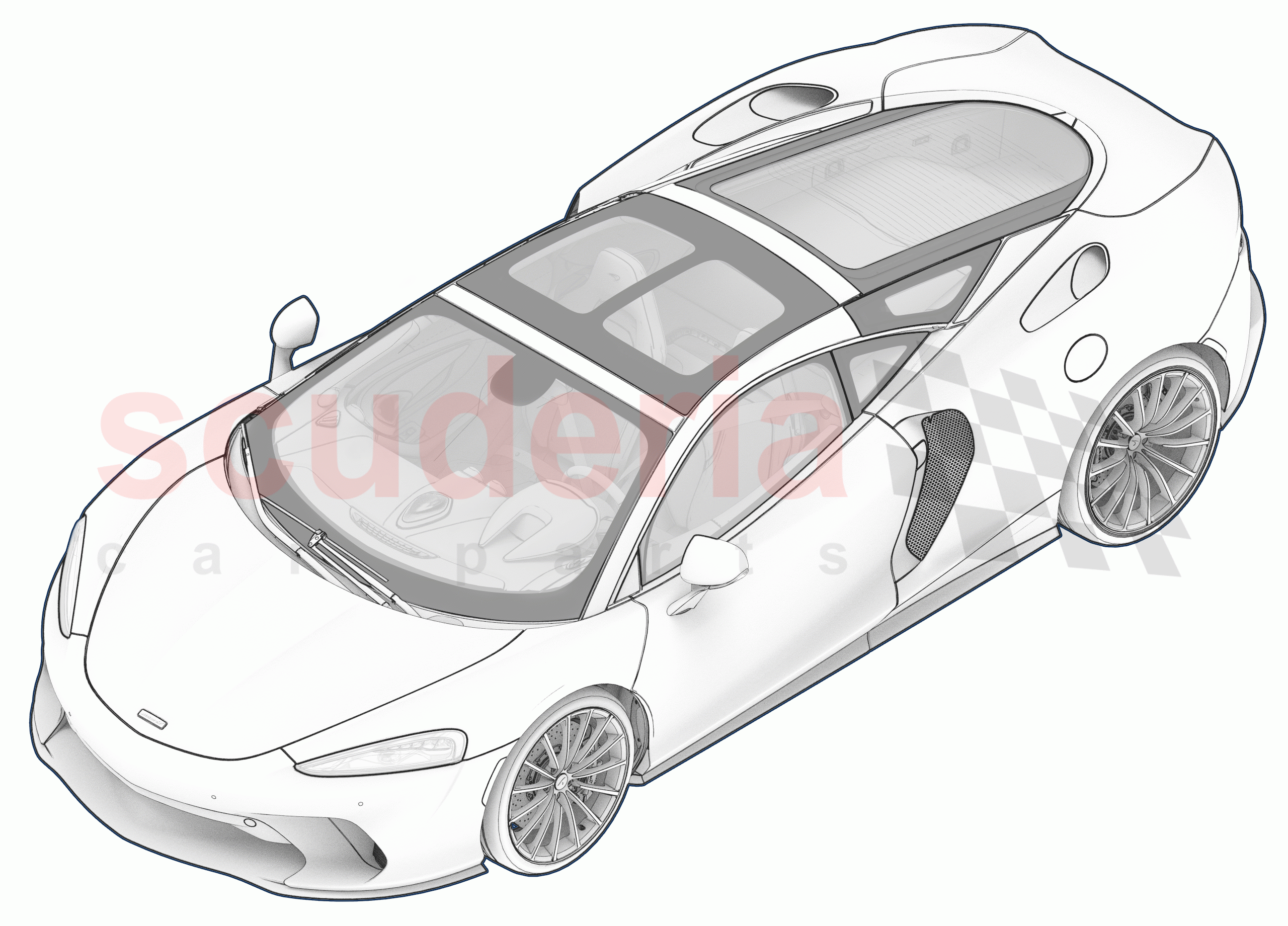17 - ACCESSORIES - BODY EXTERIOR - 17.1 - VEHICLE LABELS of McLaren McLaren GT