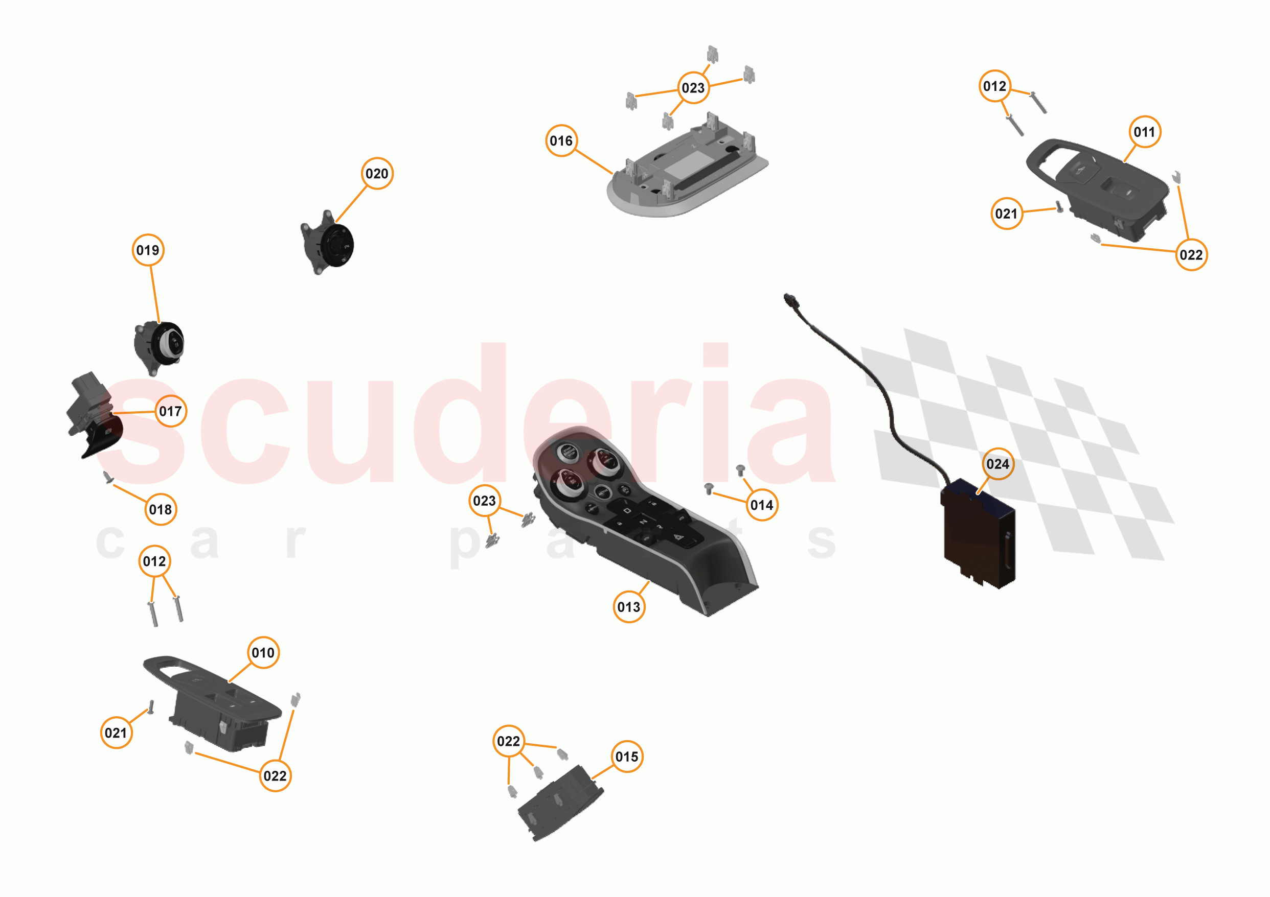 44 - ELECTRICAL SYSTEMS - 44.1 - INTERIOR SWITCHES of McLaren McLaren 570GT