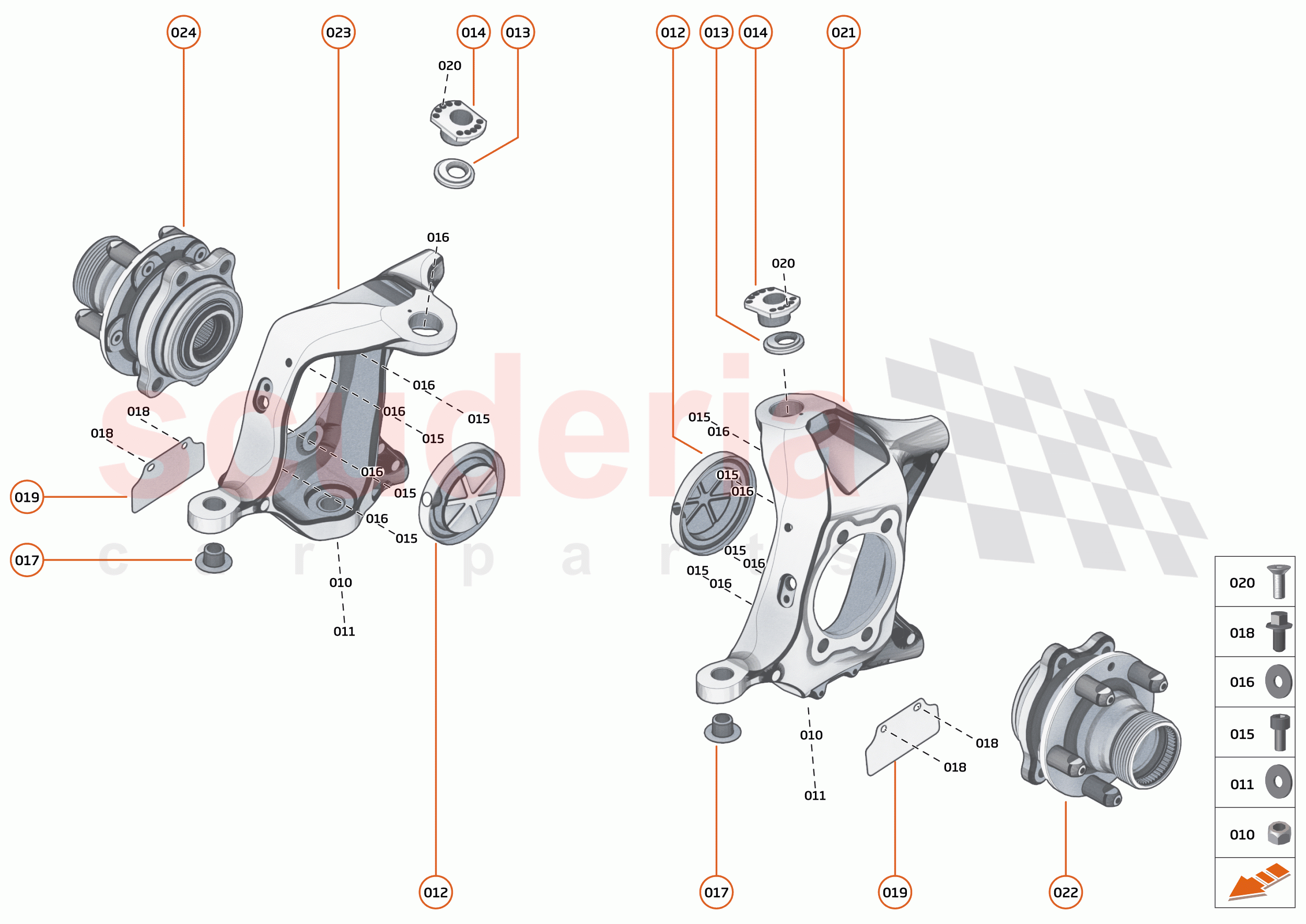 16 - SUSPENSION - FRONT - 16.2 - UPRIGHTS FRONT of McLaren McLaren 620R