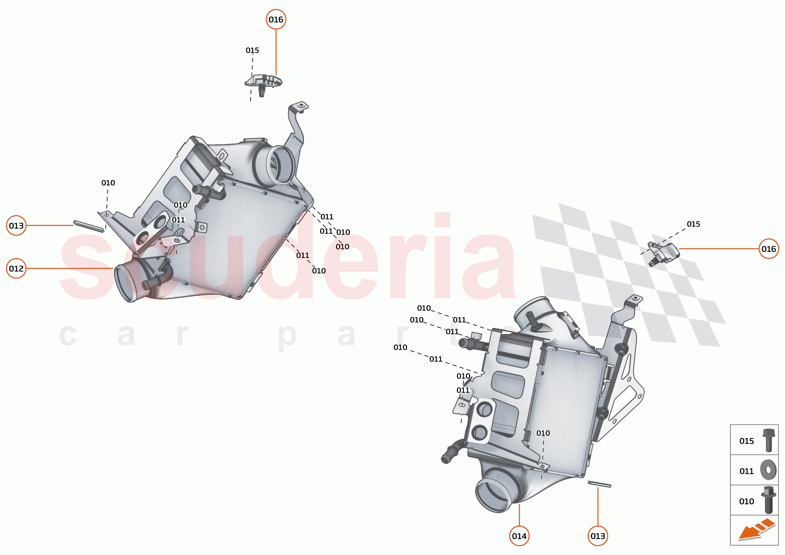 34 - ENGINE AIR SYSTEMS - 34.3 - CHARGE AIR COOLING SYSTEM of McLaren McLaren 600LT