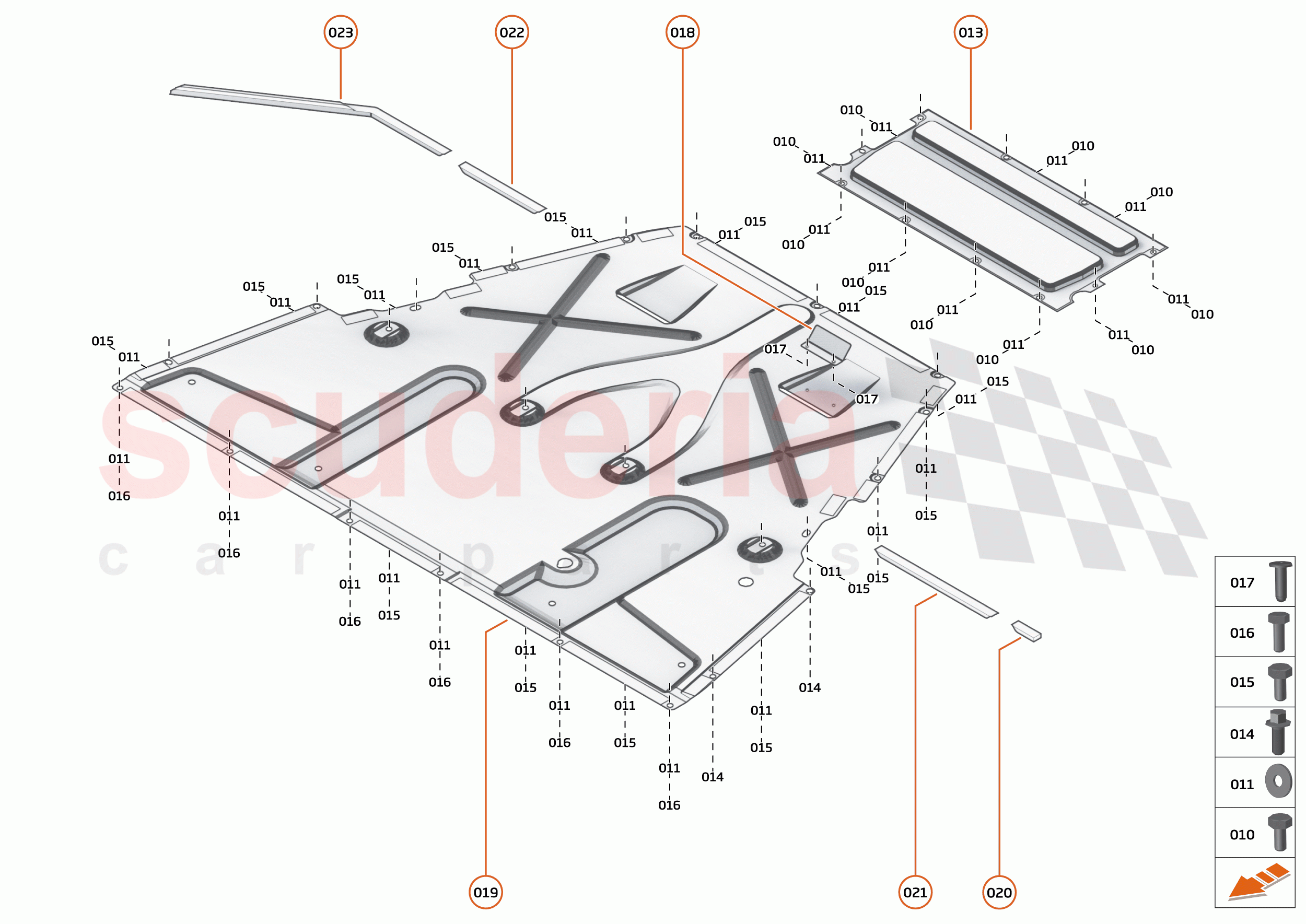 4 - FLOORS - 4.2 - REAR STRUCTURAL FLOORS of McLaren McLaren 600LT