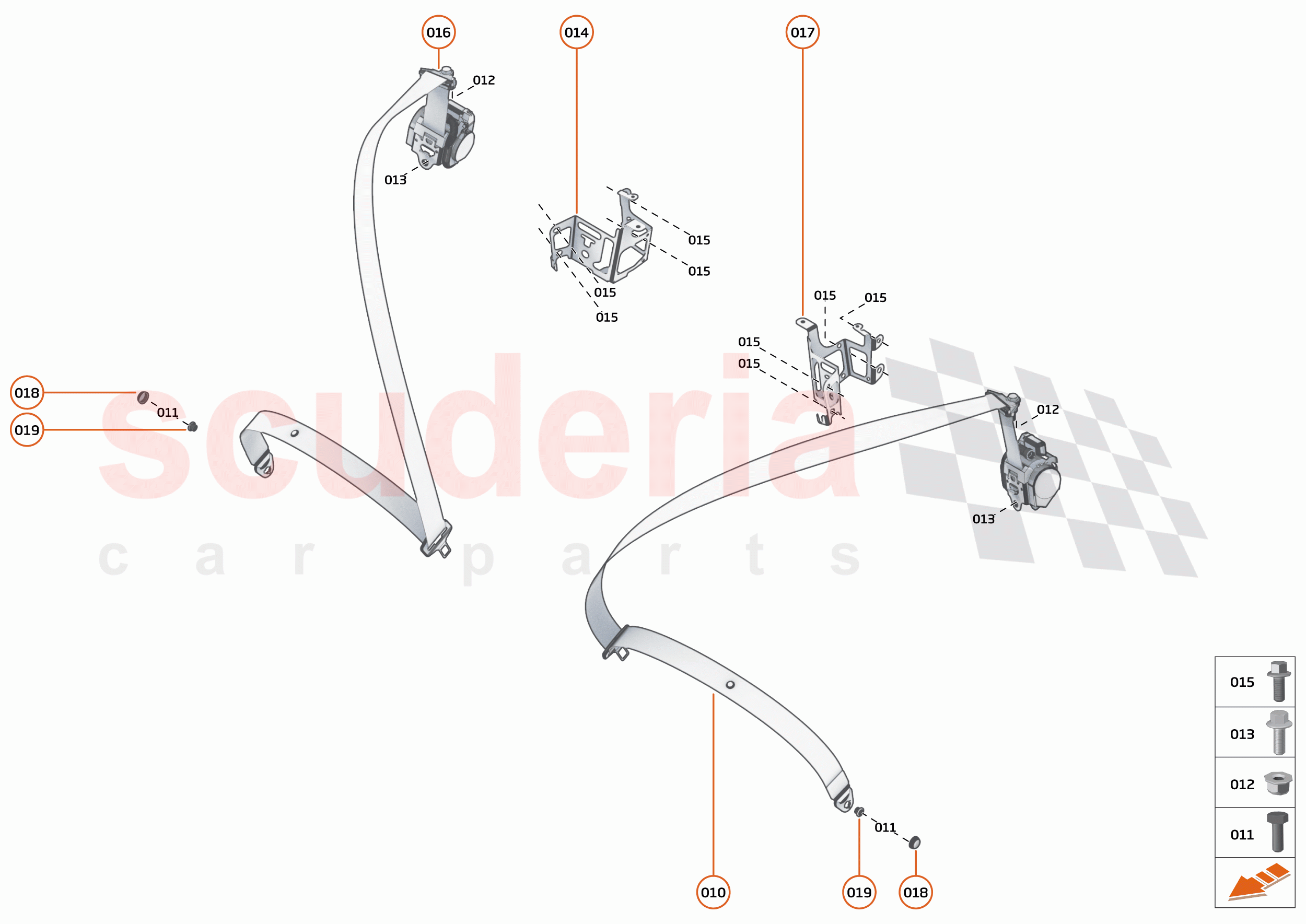 48 - INTERIOR RESTRAINTS - 48.2 - SEATBELTS of McLaren McLaren 720S Spider