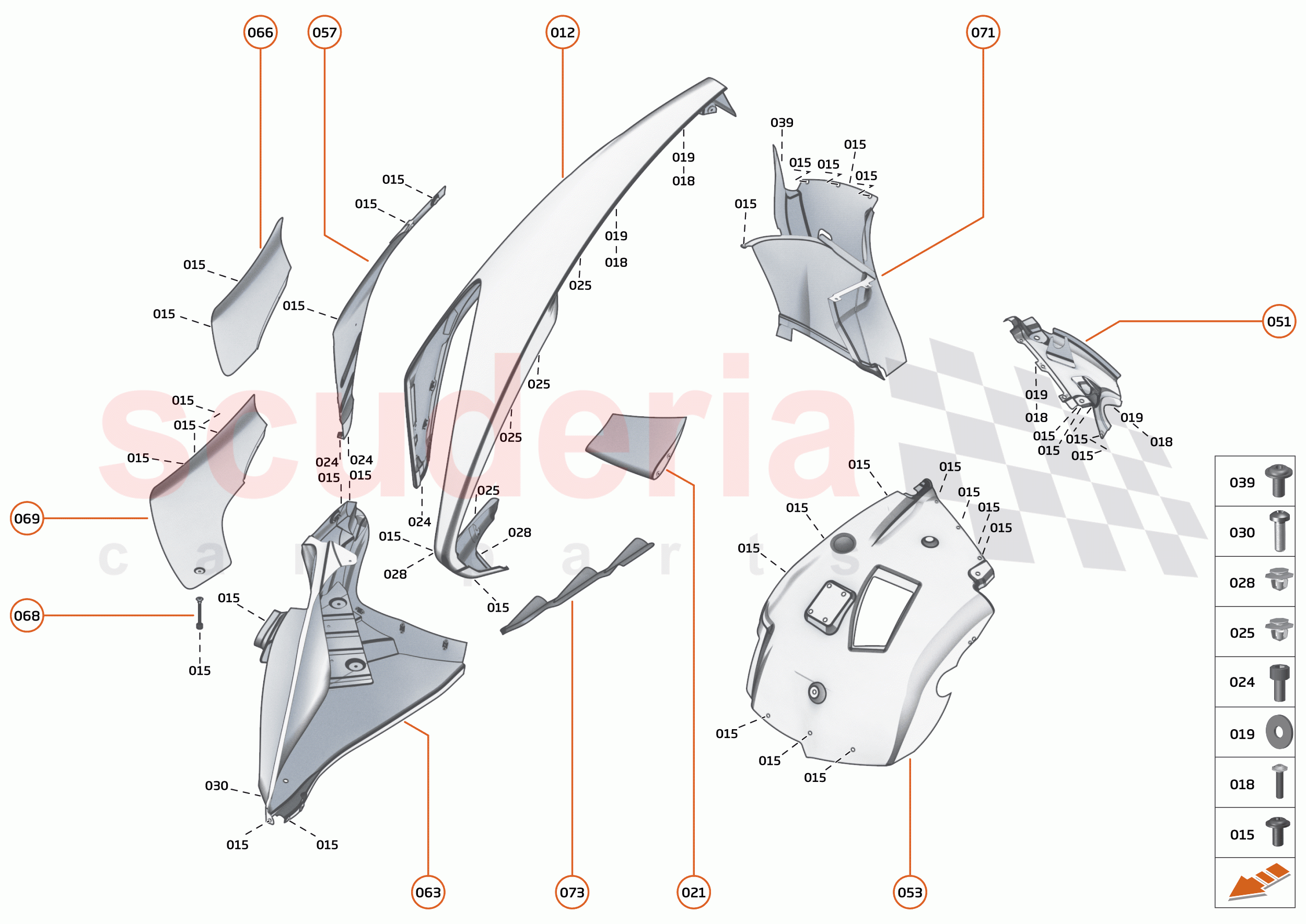 6 - PANELS - 6.2 - FRONT PANELS - RH of McLaren McLaren Senna GTR