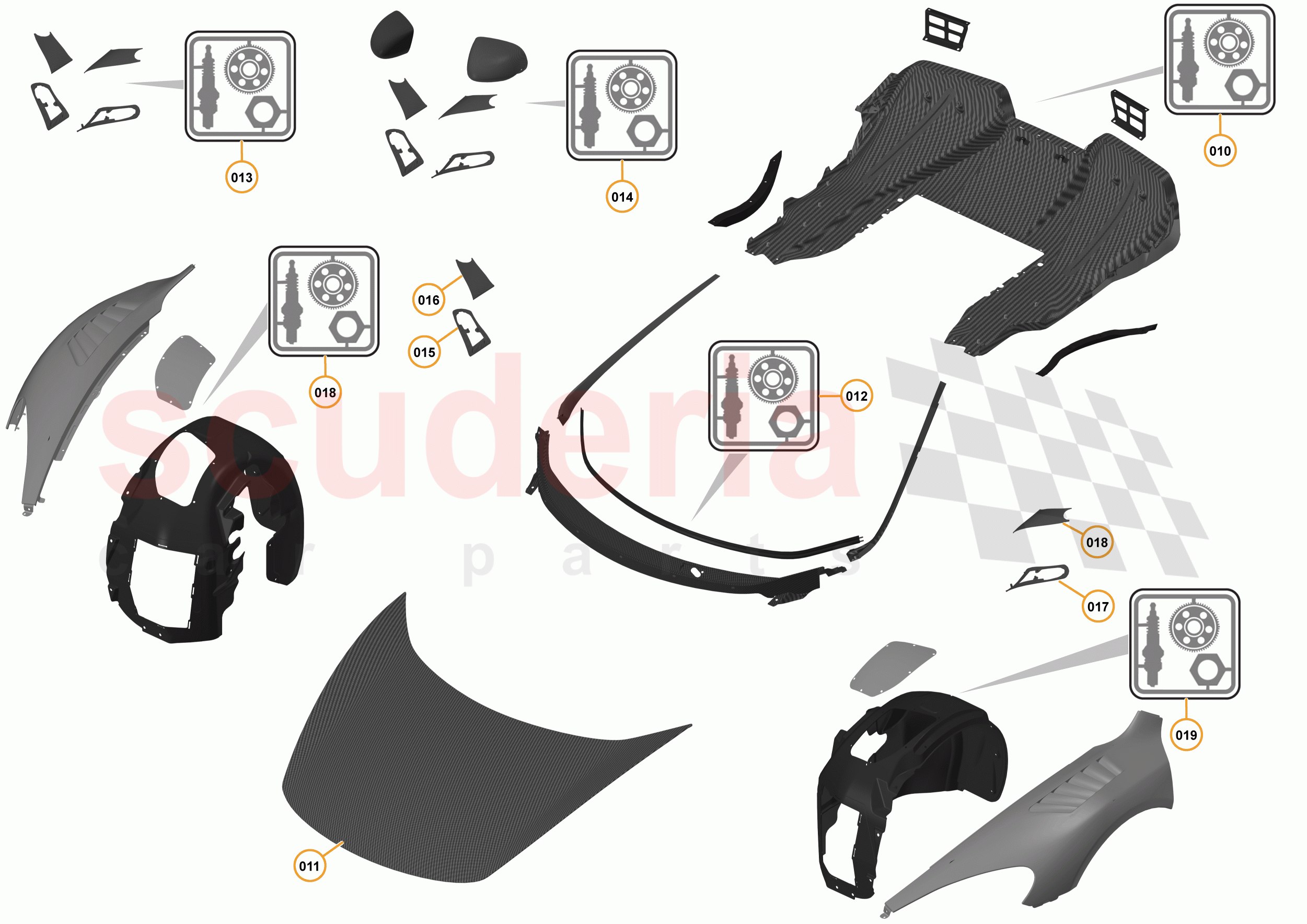 38 - X1 MSO AFTERMARKET - 38.1 - 01 - MSO AFTERMARKET - BODY of McLaren McLaren 12C Spider