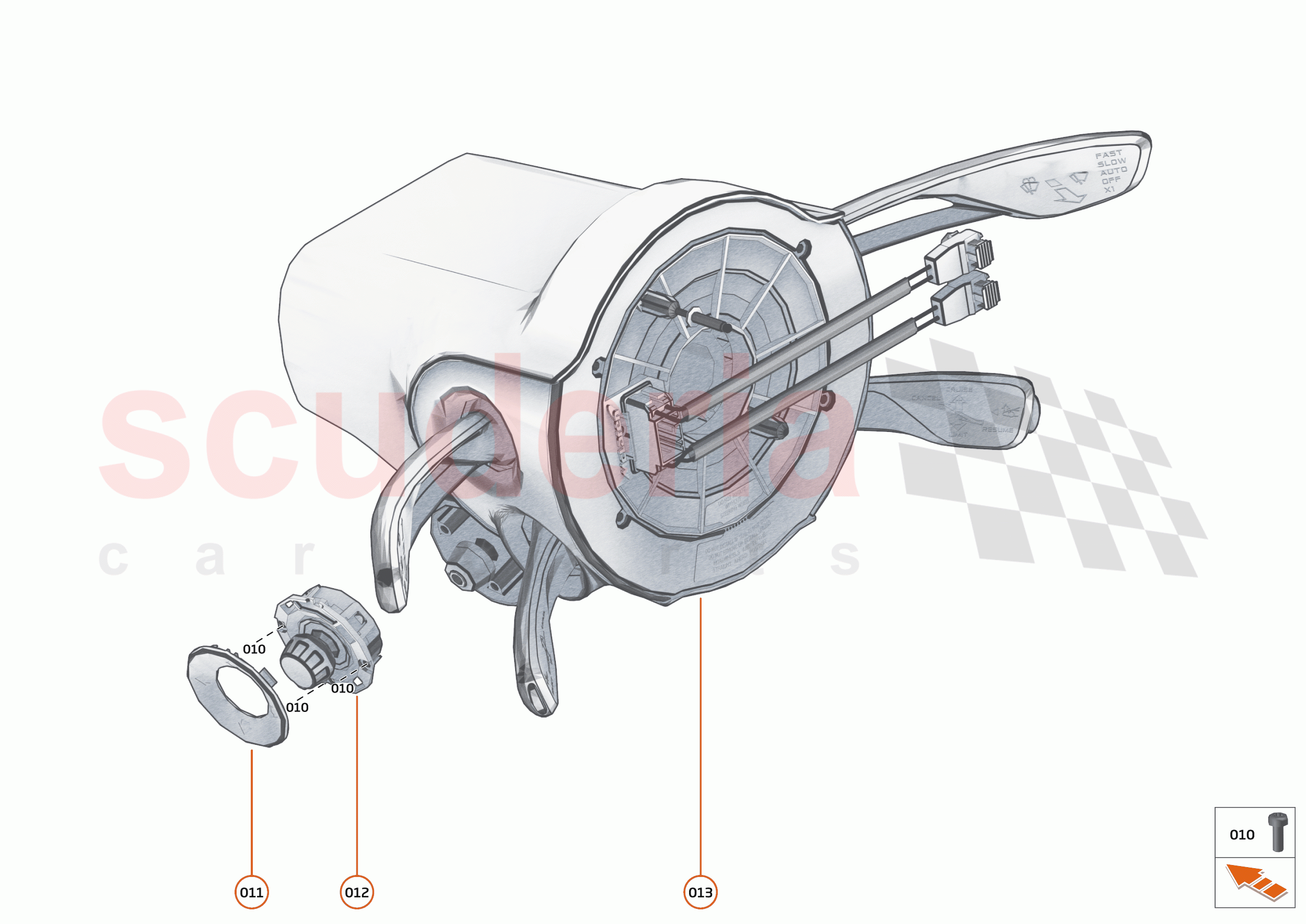 40 - ELECTRICAL SYSTEMS - 40.8 - STEERING COLUMN MODULE of McLaren McLaren Speedtail
