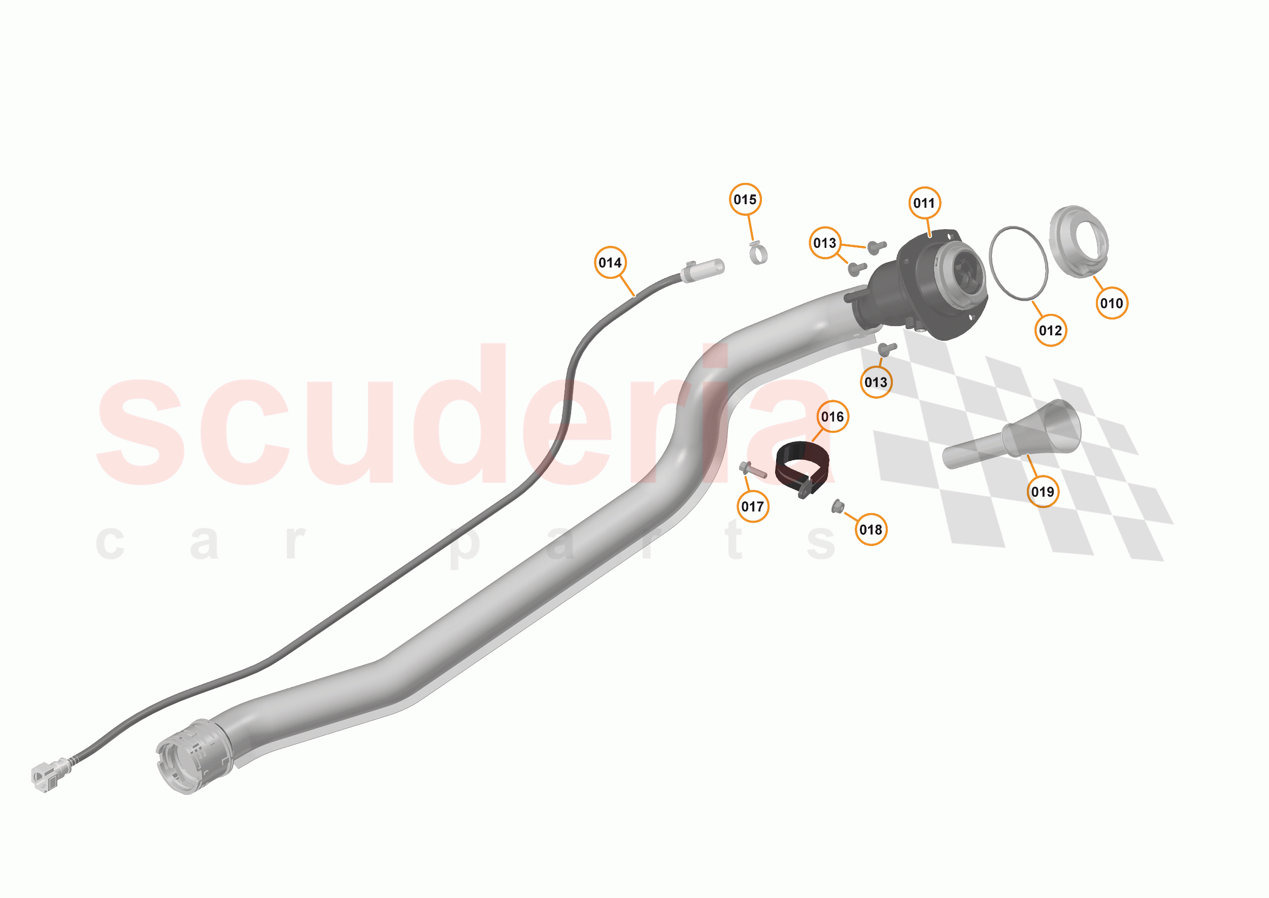 28 - FUEL TANK - 28.3 - FUEL FILLER NECK of McLaren McLaren 720S Coupe