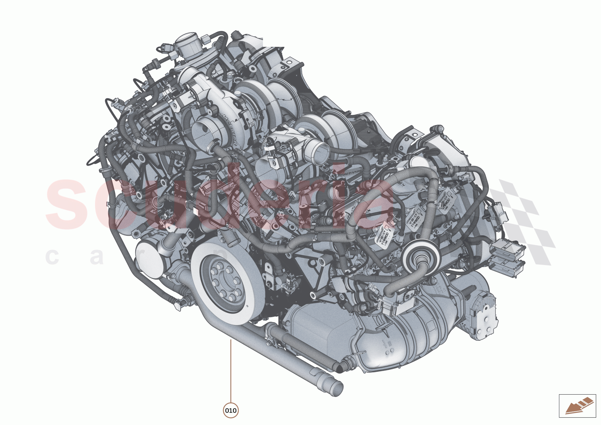 22 - ENGINE - 22.12 - IC ENGINE - POWER UNIT ASSEMBLY of McLaren McLaren Artura