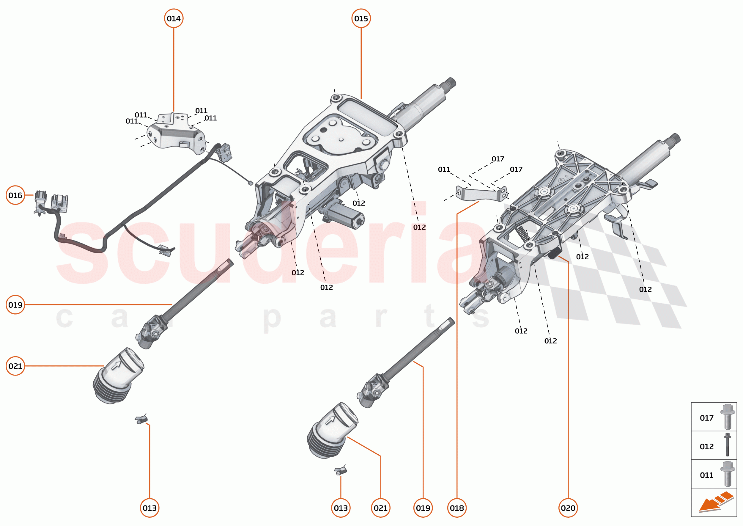 26 - STEERING - 26.4 - STEERING COLUMN of McLaren McLaren 600LT