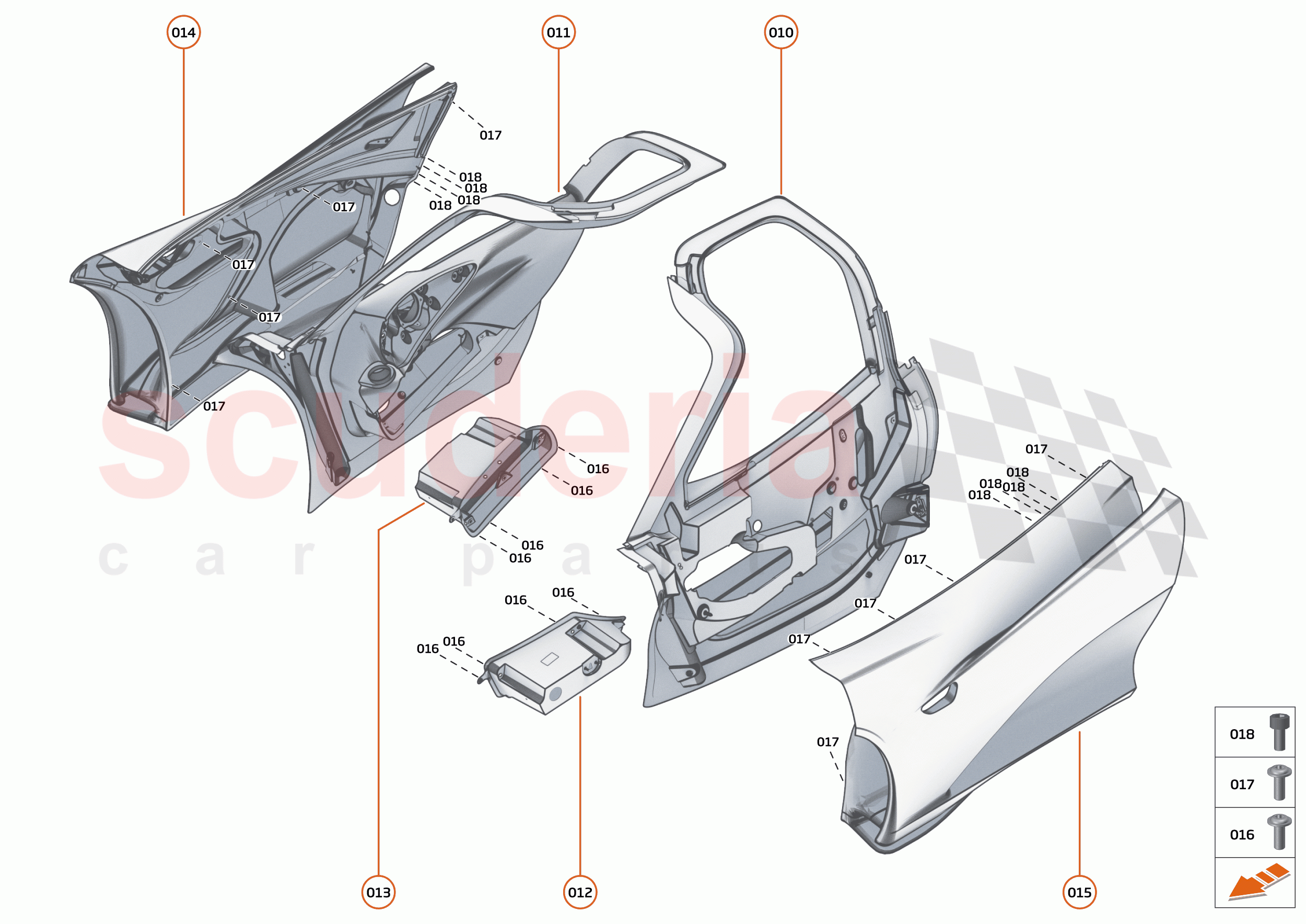 7 - CLOSURES - 7.3 - DOORS STRUCTURE of McLaren McLaren Speedtail